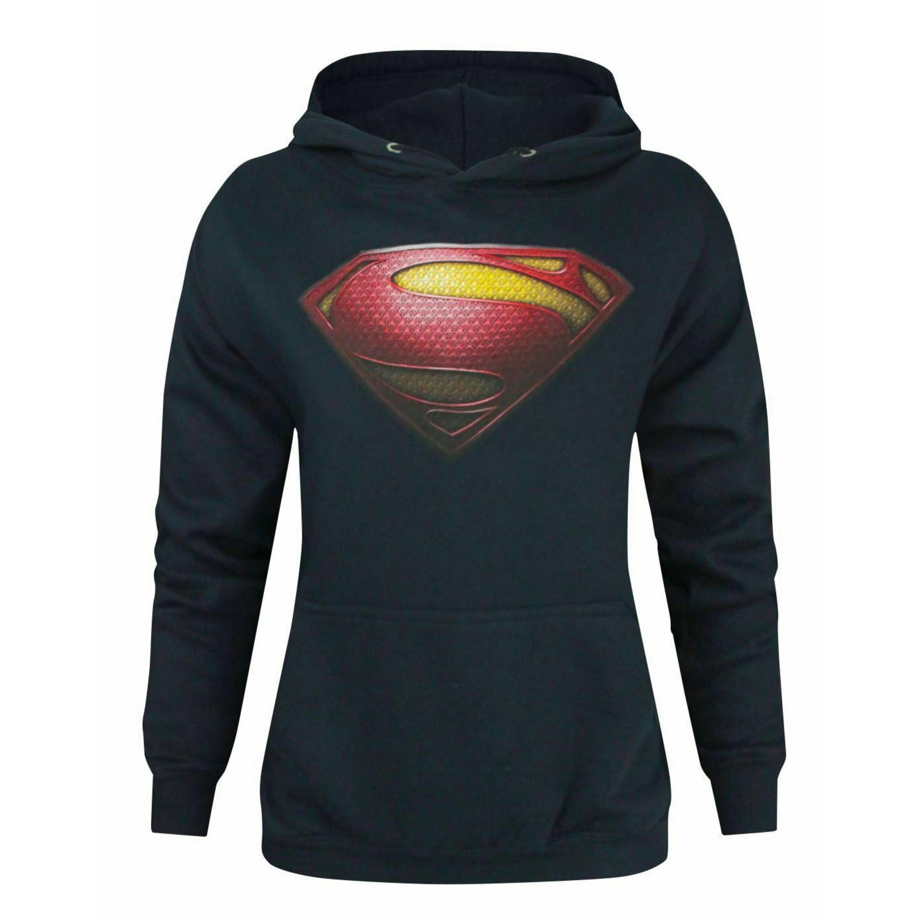 DC Comics Womens Blue Superman Hoodie by Vanilla Underground , view 1 of 4