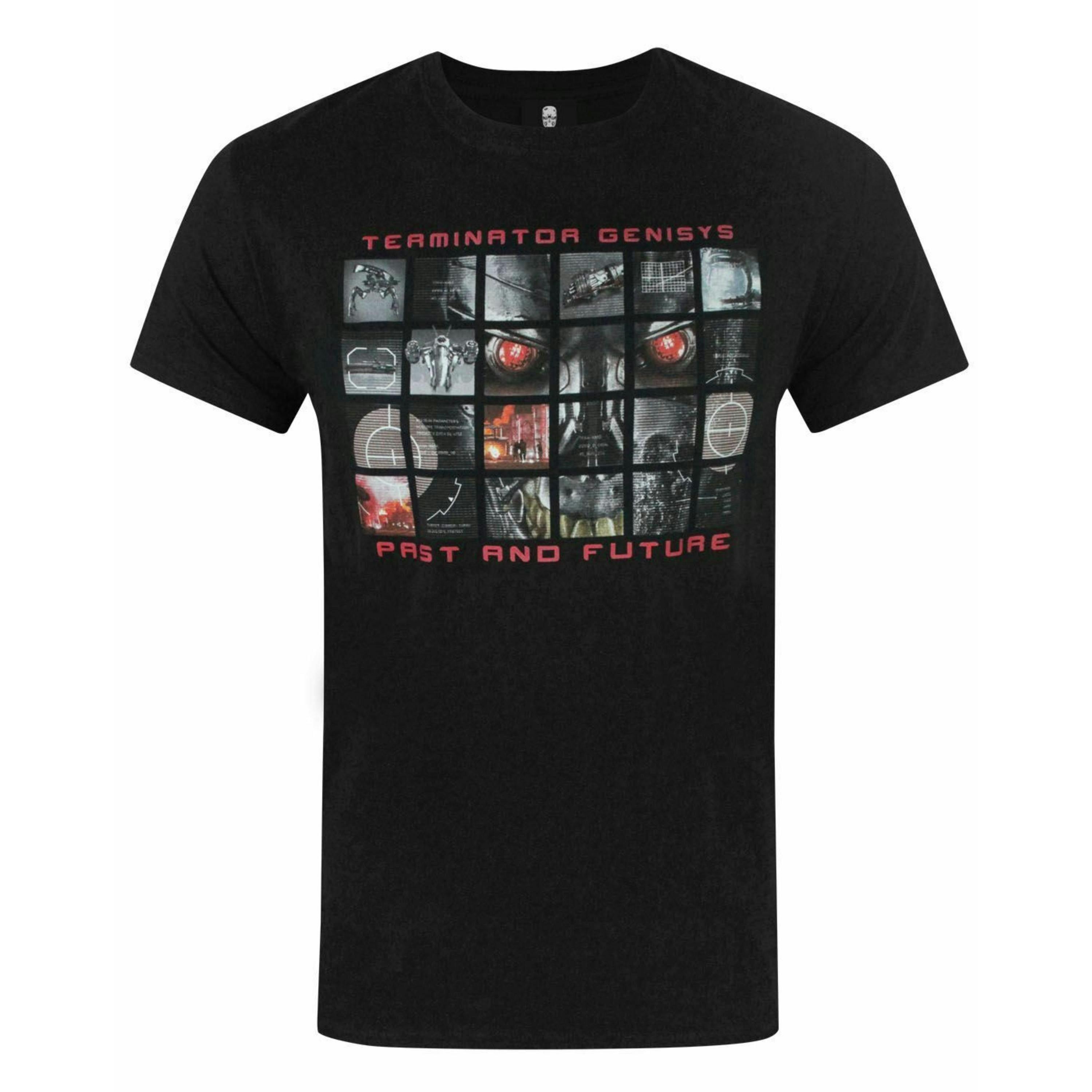 Terminator Mens Black Movie Graphic Short Sleeved T-Shirt by Vanilla Underground , view 1 of 1