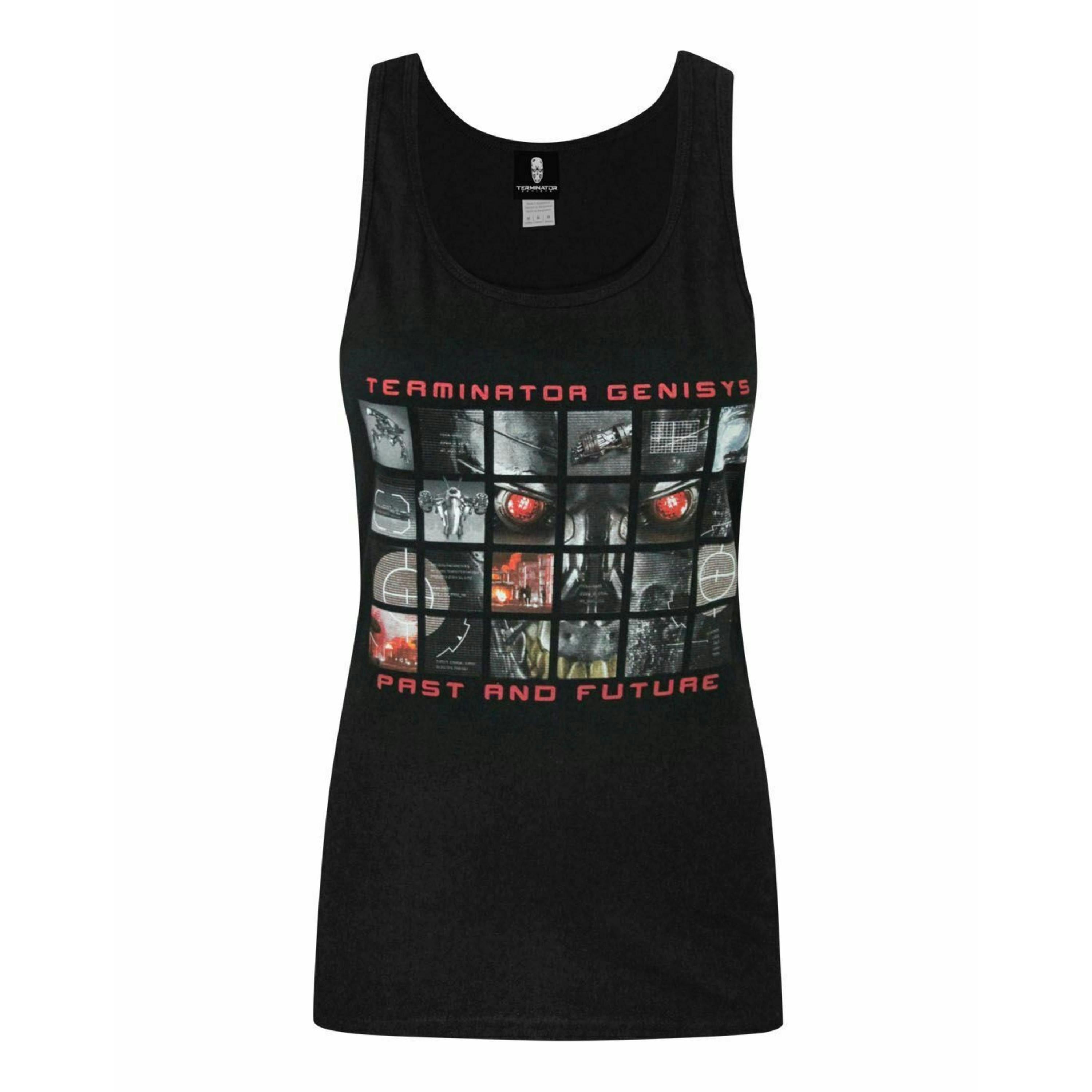 Terminator Womens Black Movie Graphic Vest by Vanilla Underground , view 1 of 4