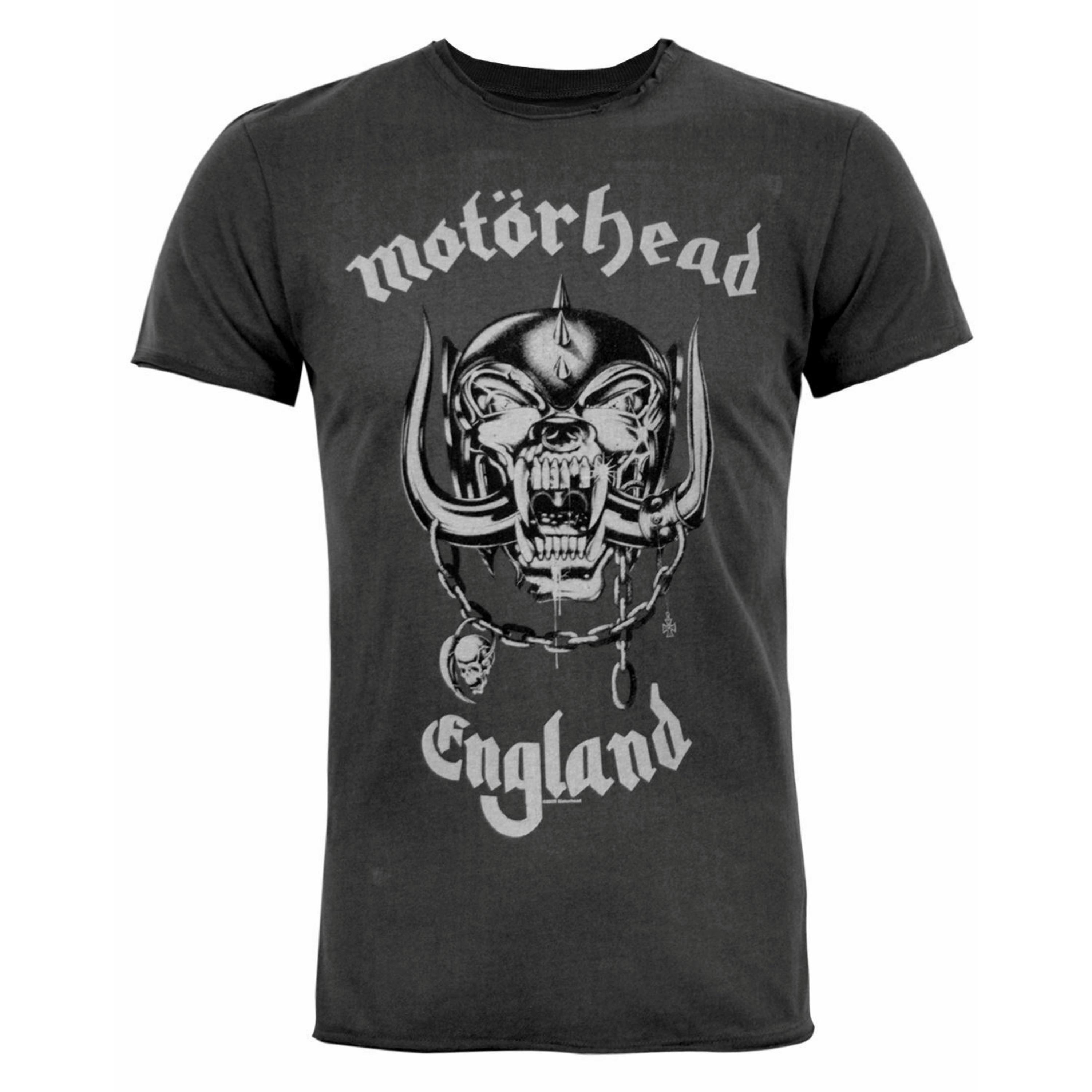 Amplified Clothing Mens Grey Motorhead Short Sleeved T-Shirt by Vanilla Underground , view 1 of 4