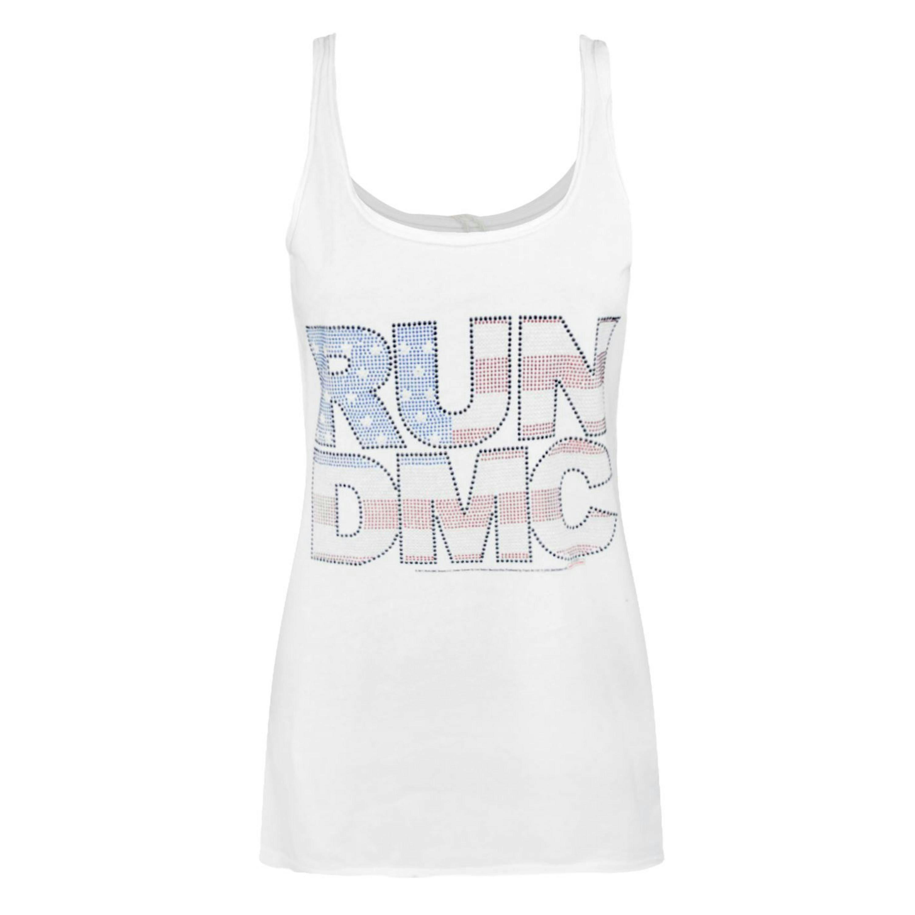 Amplified Clothing Womens Grey Run Dmc Diamante Vest by Vanilla Underground , view 1 of 1