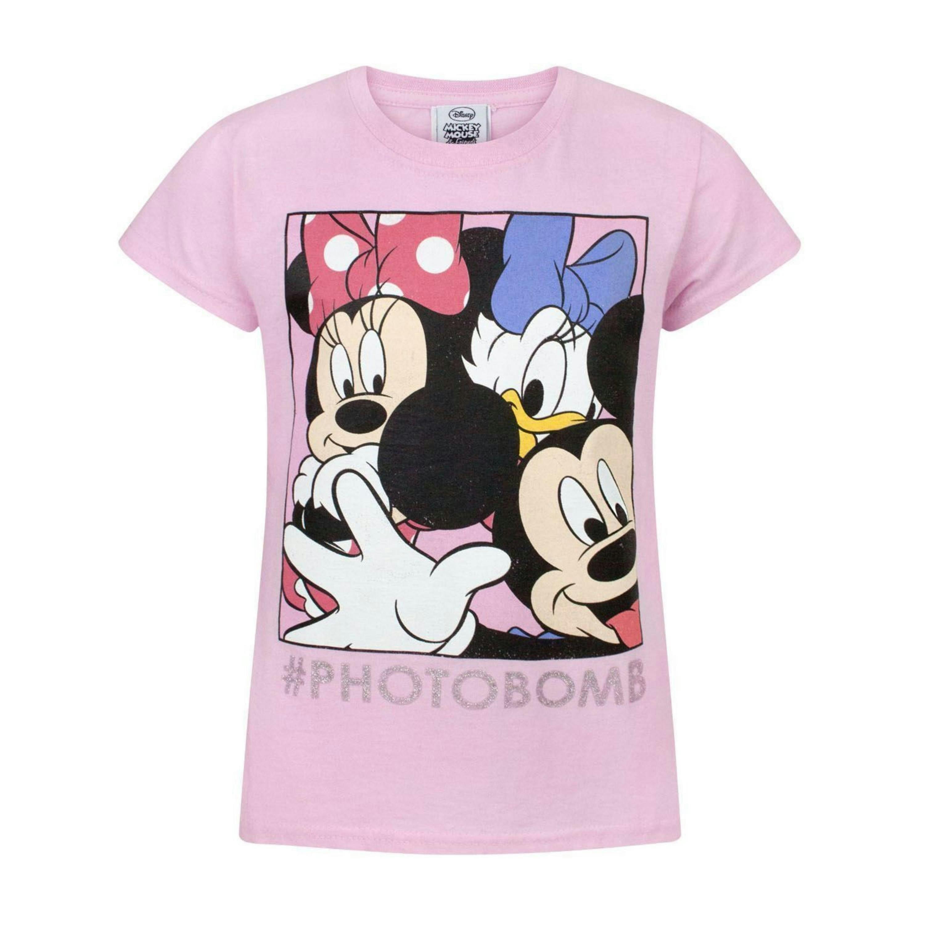 Disney Minnie Mouse GirlsPink Short Sleeved T-Shirt by Vanilla Underground , view 1 of 1
