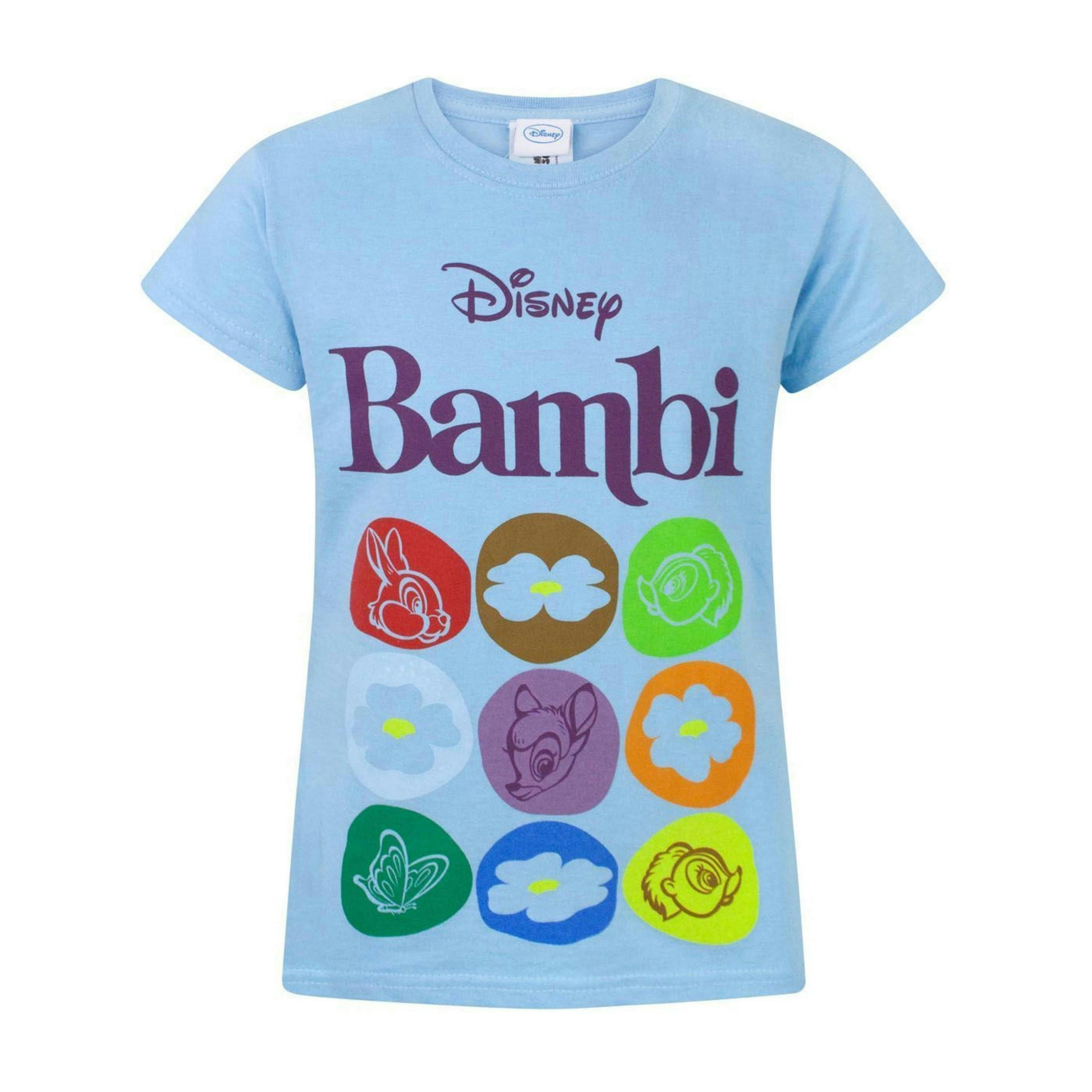 Disney Bambi GirlsBlue Short Sleeved T-Shirt by Vanilla Underground , view 1 of 1
