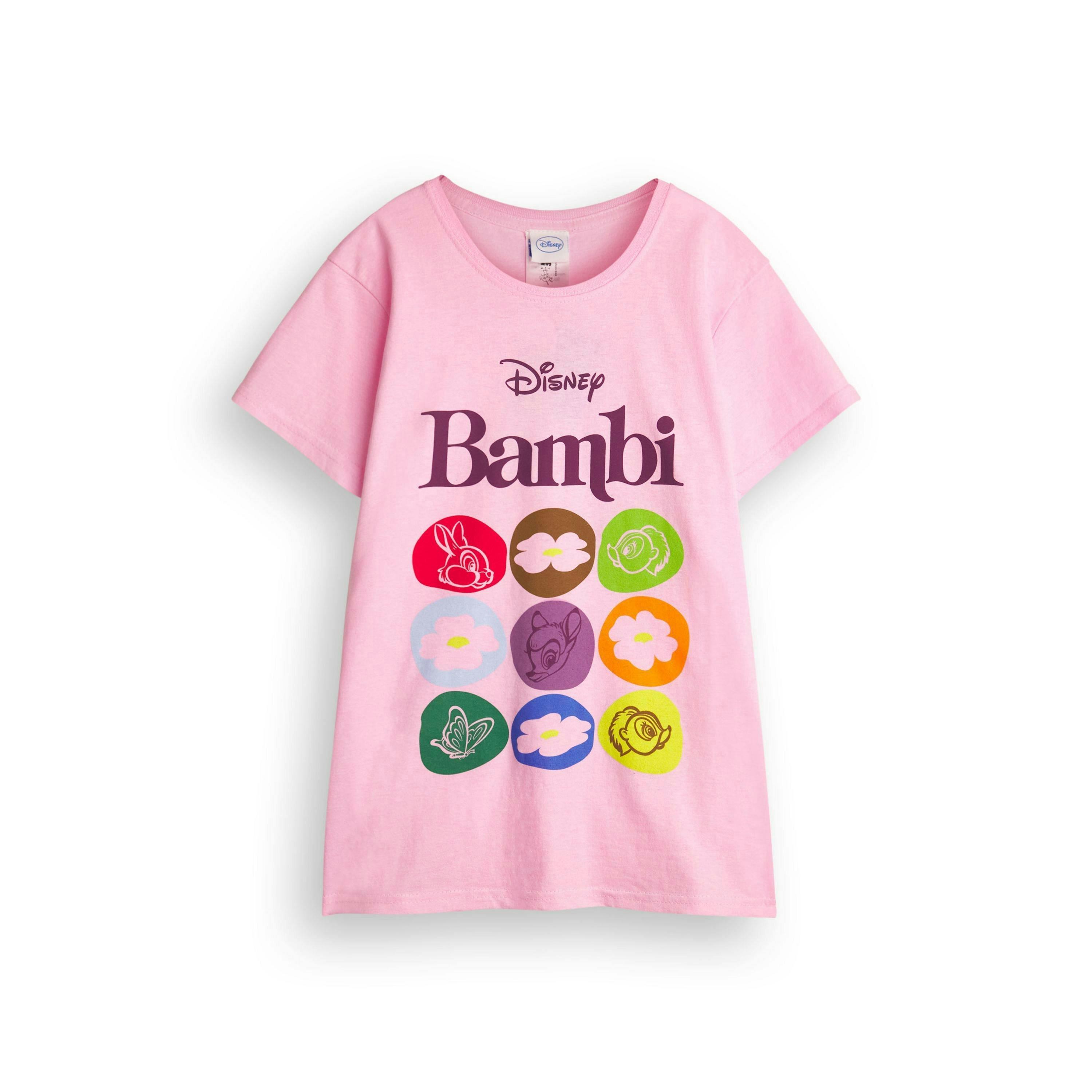 Disney Bambi GirlsPink Short Sleeved T-Shirt by Vanilla Underground , view 1 of 6