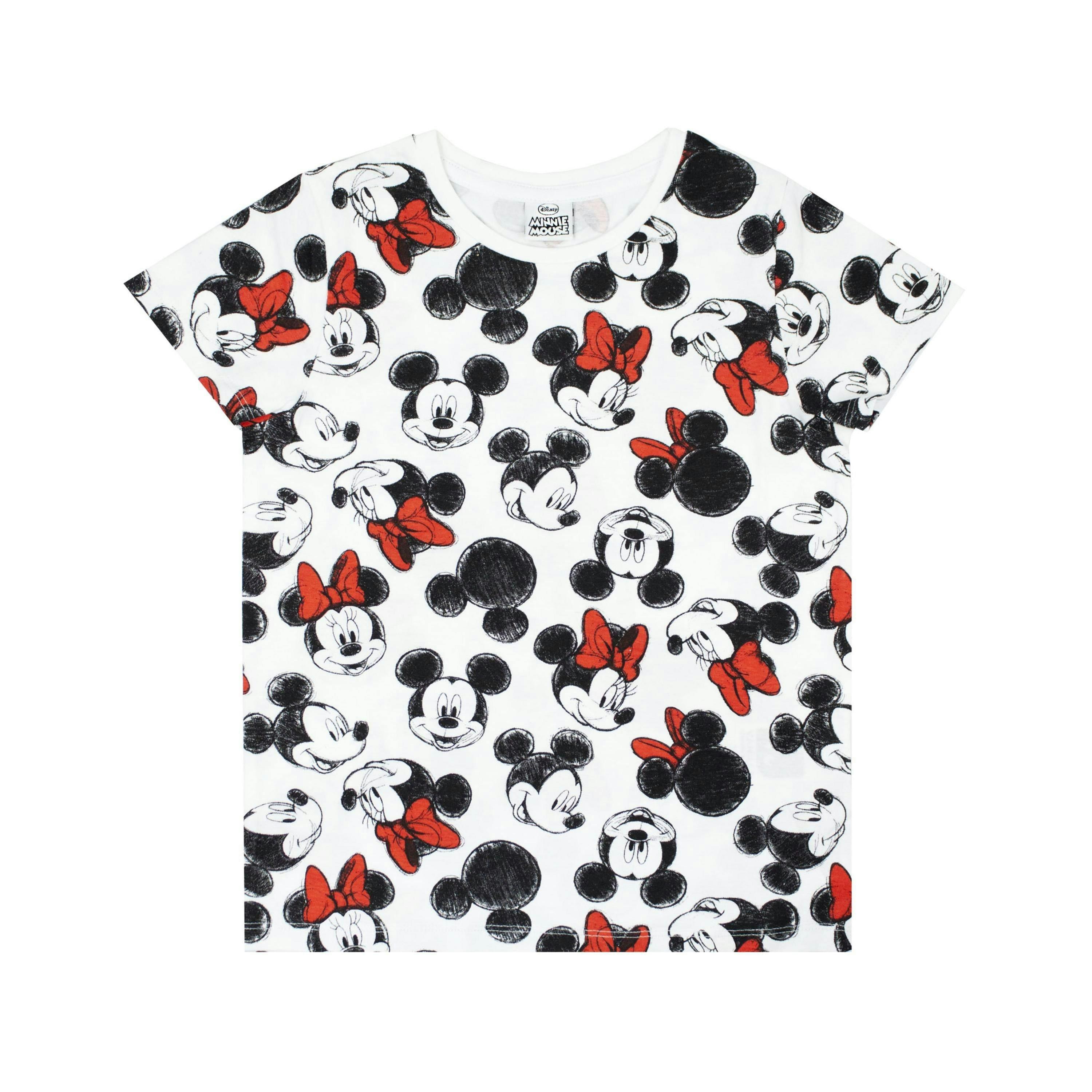 Disney Girls White Minnie Mouse Short Sleeved T-Shirt by Vanilla Underground , view 1 of 4
