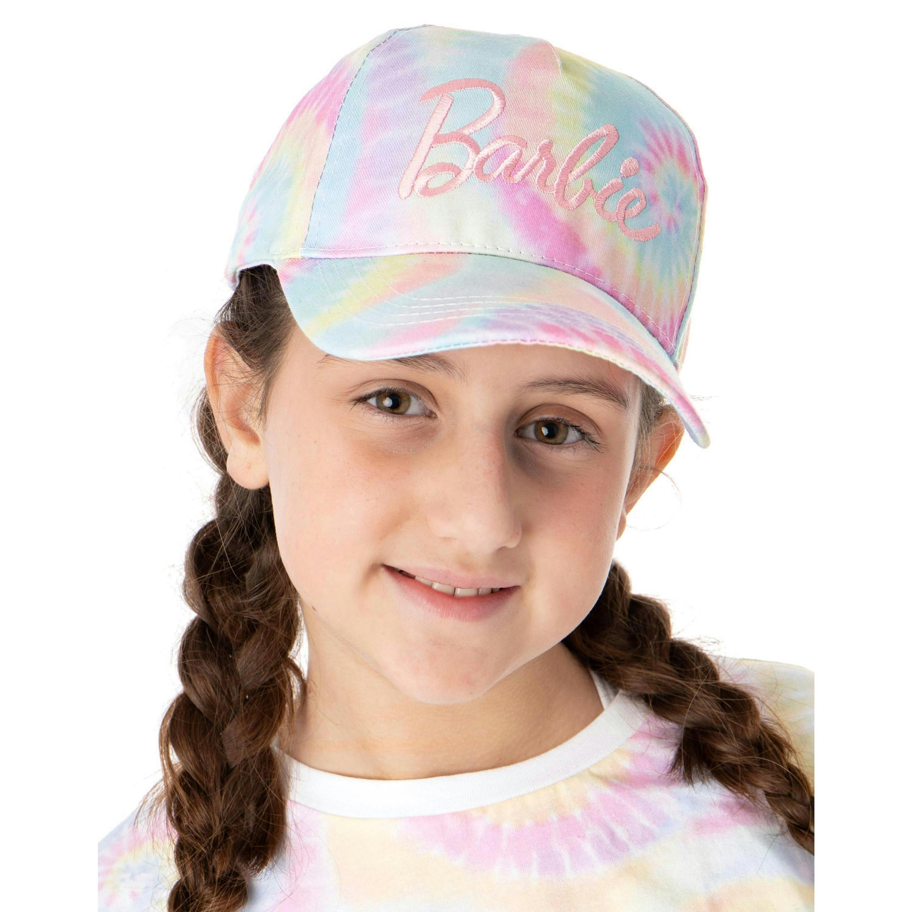 Barbie Girls Multicoloured Tie Dye Logo Adjustable Curved Peak Cap by Vanilla Underground , view 1 of 6