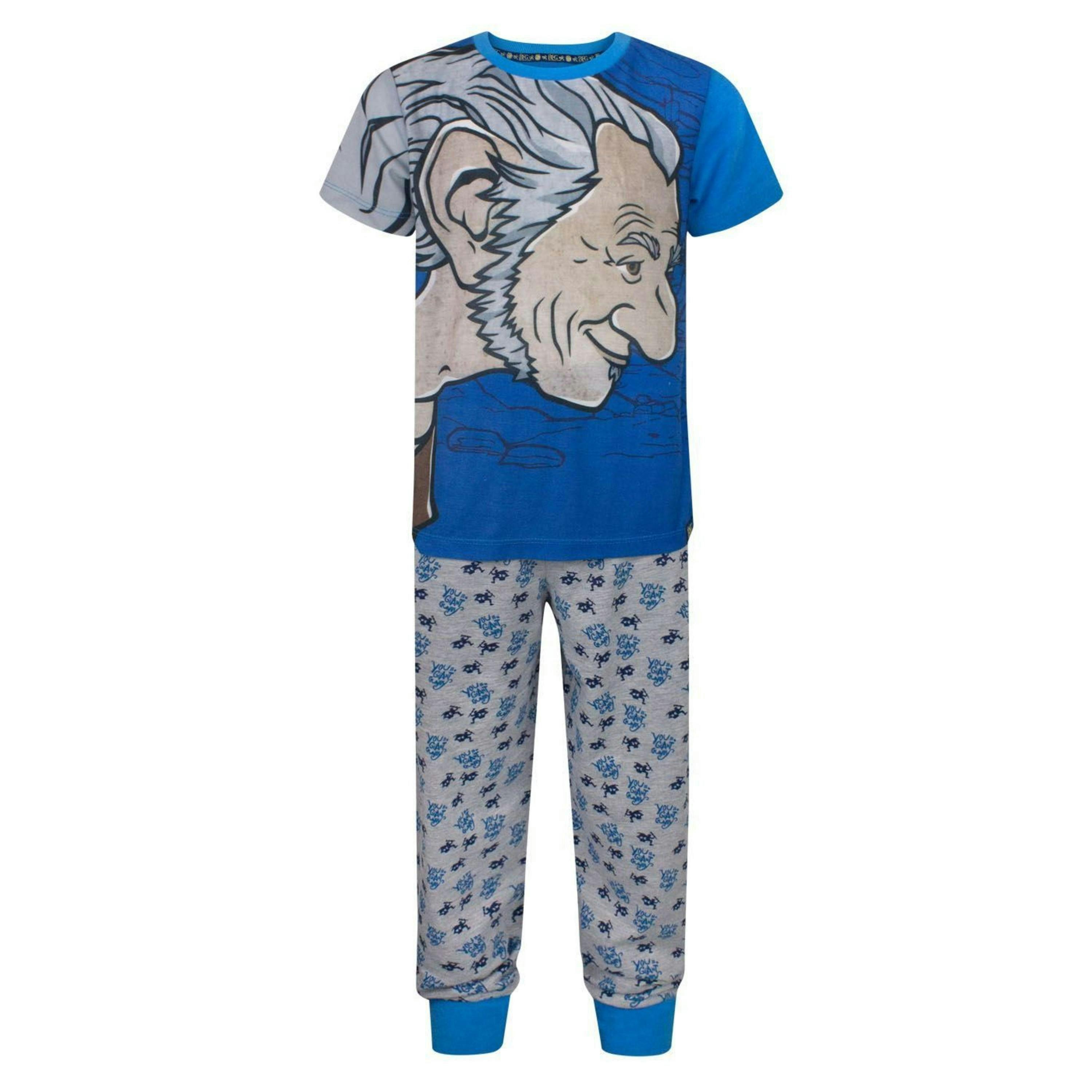 Disney Boys Blue Bfg Short Sleeve Long Leg Pyjama Set by Vanilla Underground , view 1 of 4