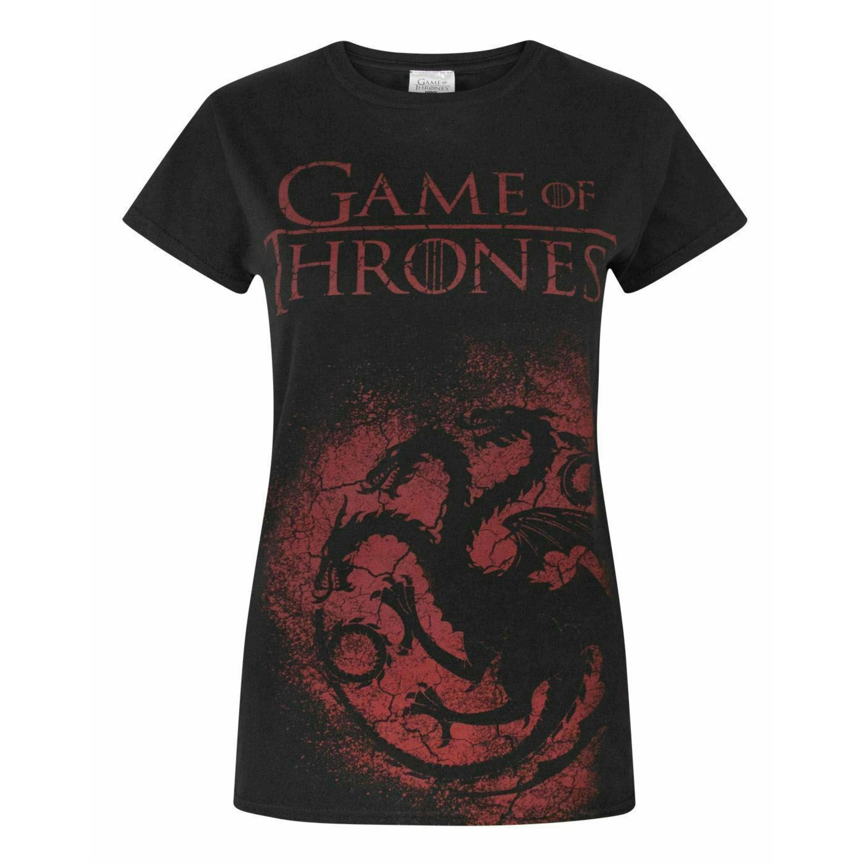 Game of Thrones Womens Black Sigil Short Sleeved T-Shirt by Vanilla Underground , view 1 of 4