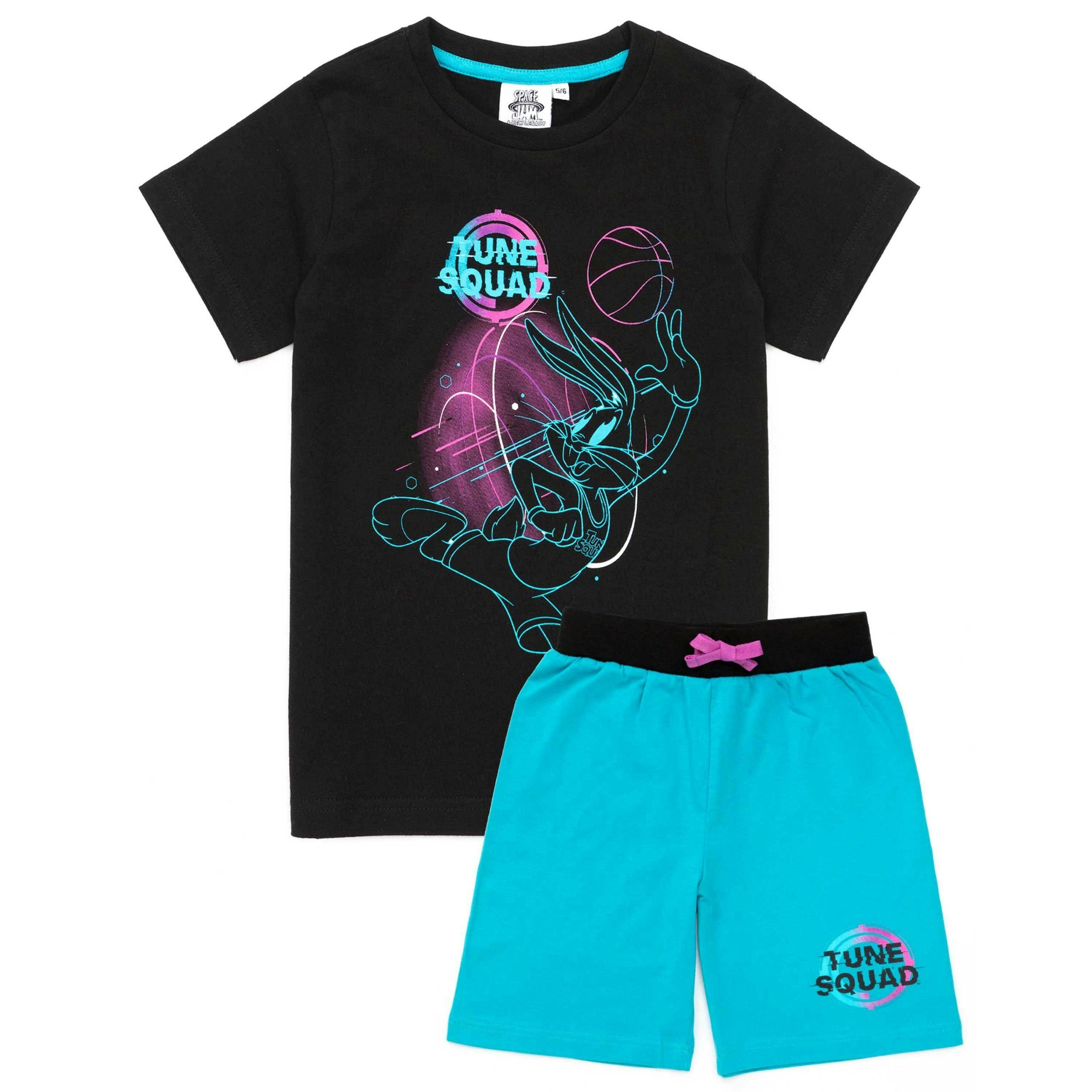Bing Bunny Boys Black Bugs Bunny Short Sleeve Short Leg Pyjama Set by Vanilla Underground , view 1 of 5