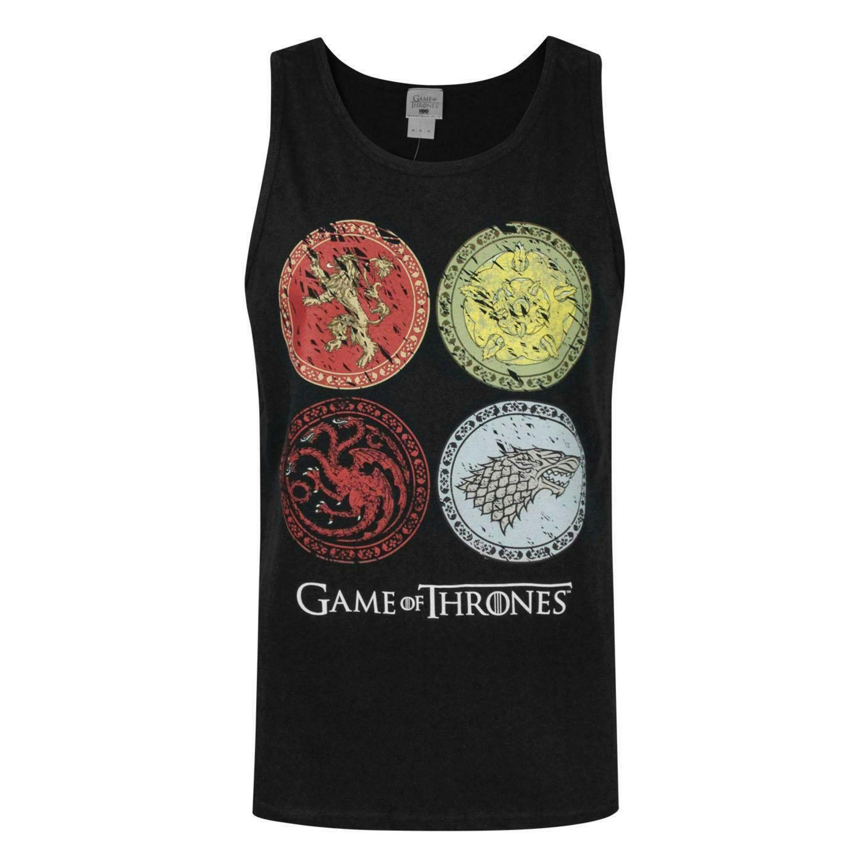 Game of Thrones Mens Black House Crest Vest by Vanilla Underground , view 1 of 4