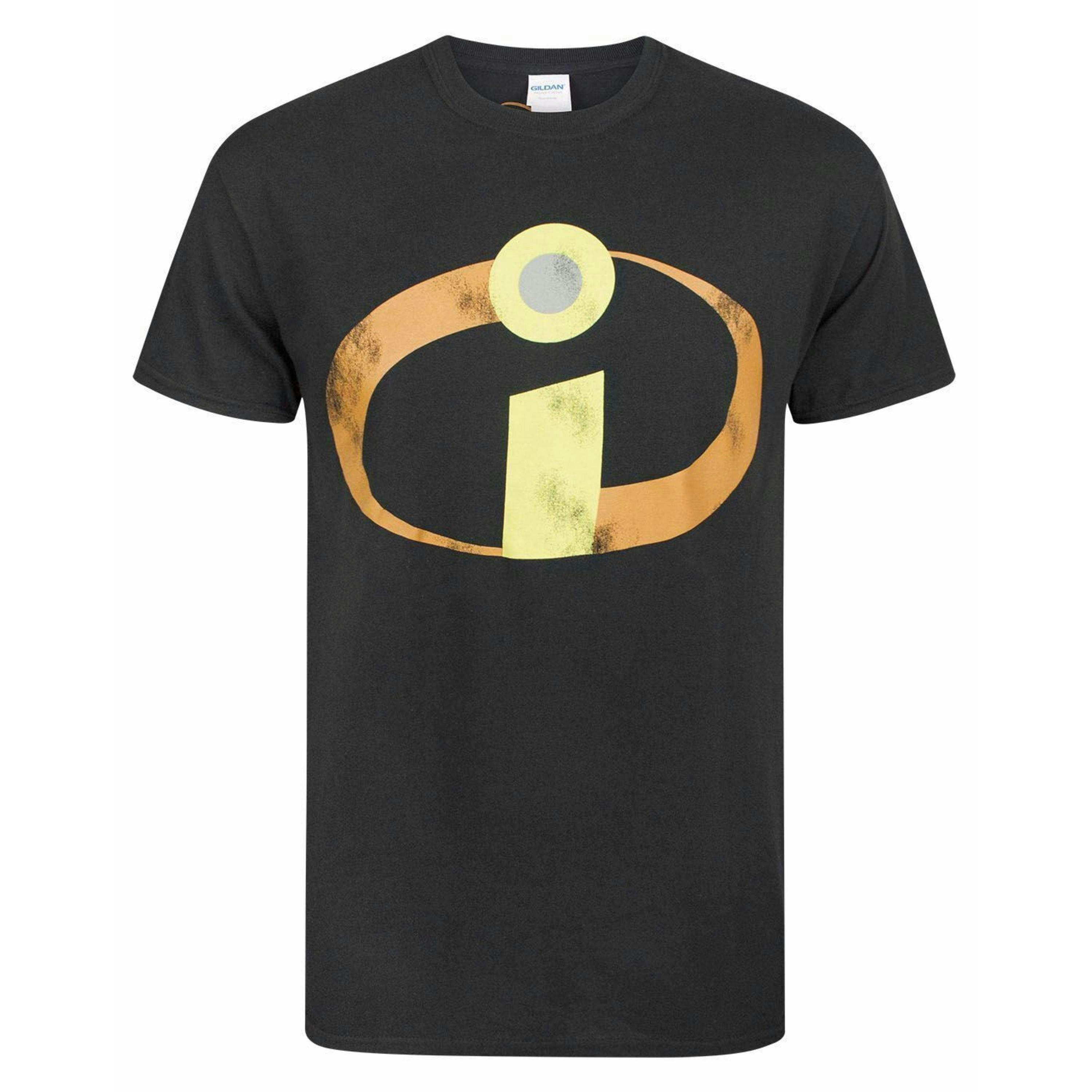 Disney Mens Black The Incredibles Short Sleeved T-Shirt by Vanilla Underground , view 1 of 4