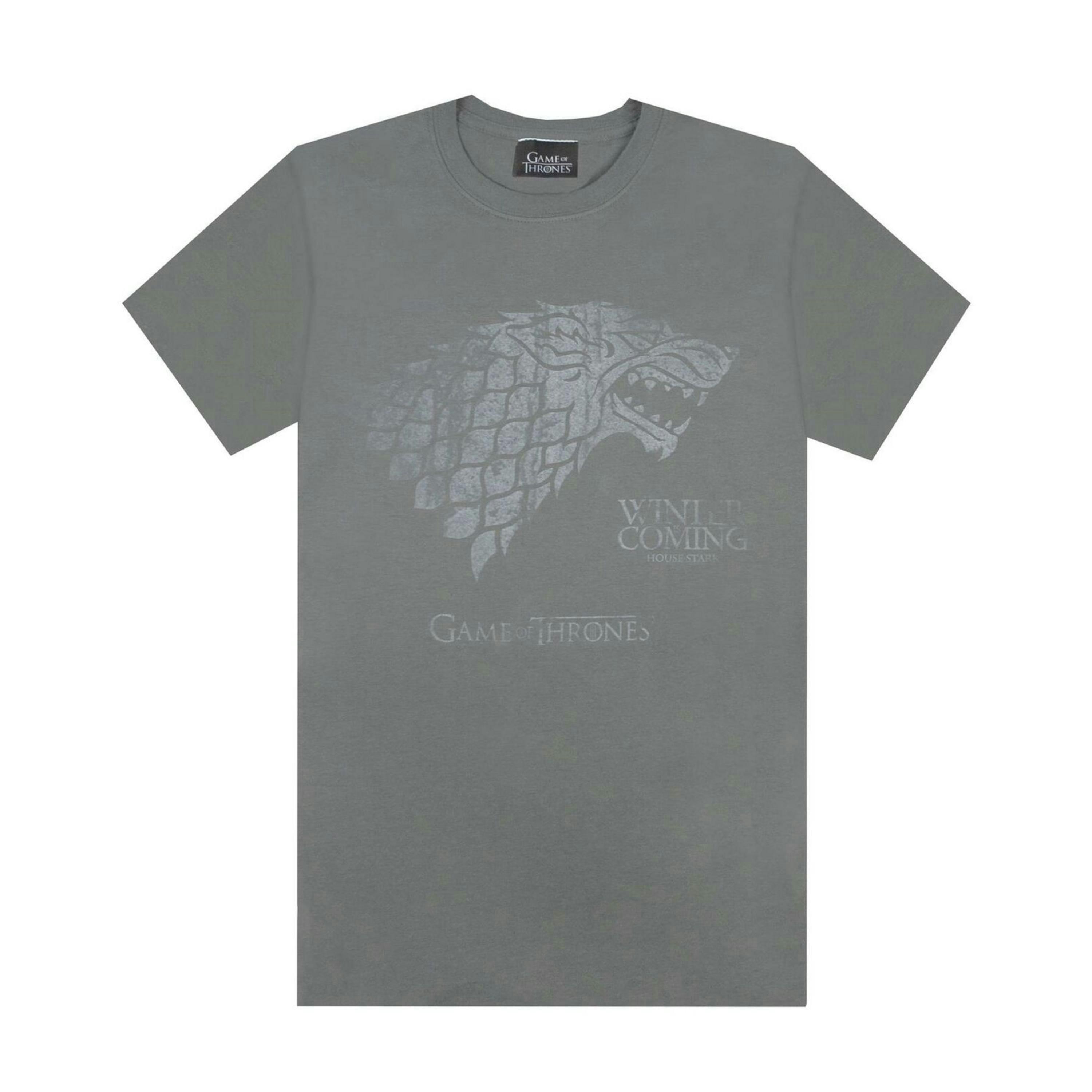Game of Thrones Mens Grey Short Sleeved T-Shirt by Vanilla Underground , view 1 of 4