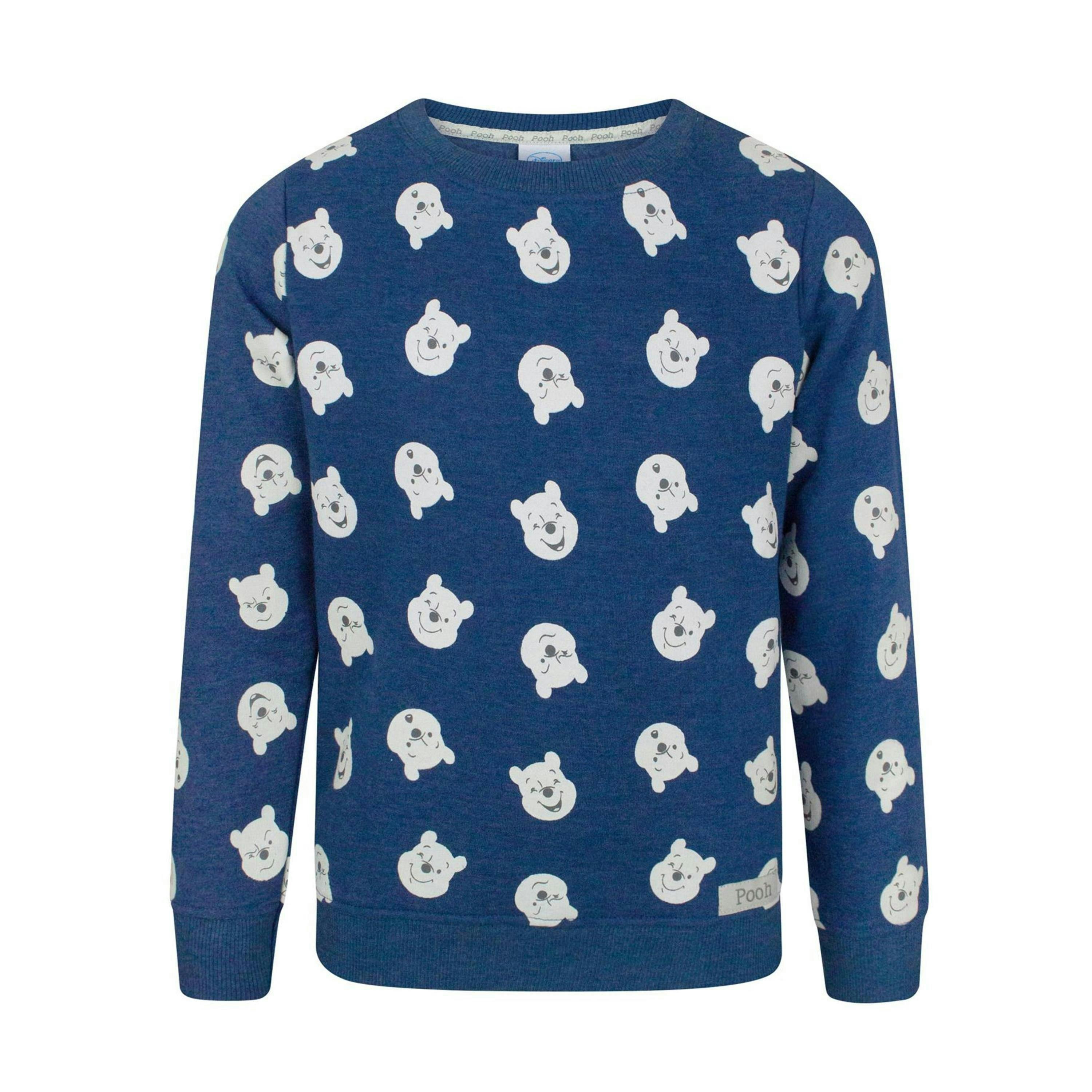 Disney Boys Blue Winnie The Pooh Sweatshirt by Vanilla Underground , view 1 of 3
