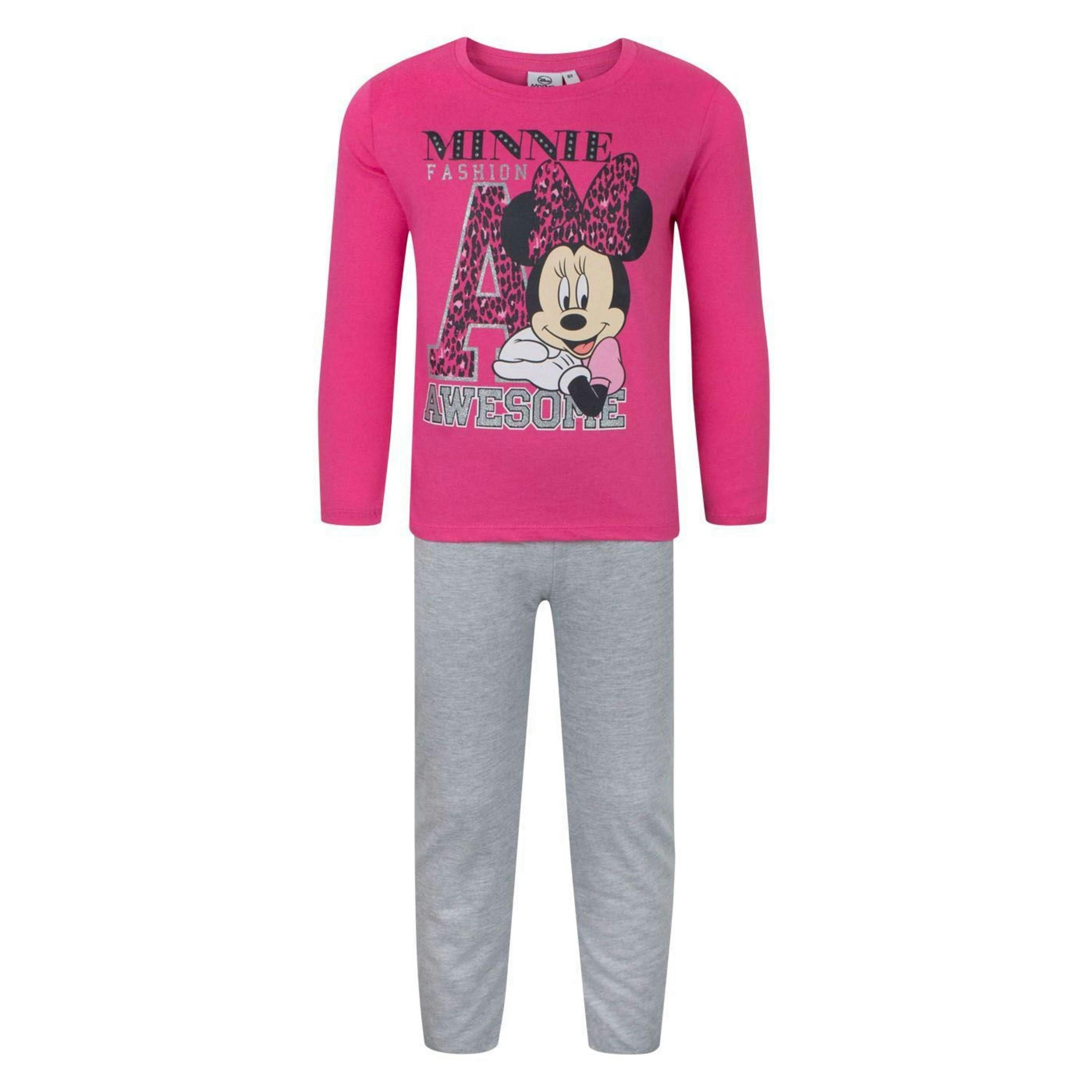Disney Minnie Mouse GirlsPink Short Sleeve Long Leg Pyjama Set by Vanilla Underground , view 1 of 1