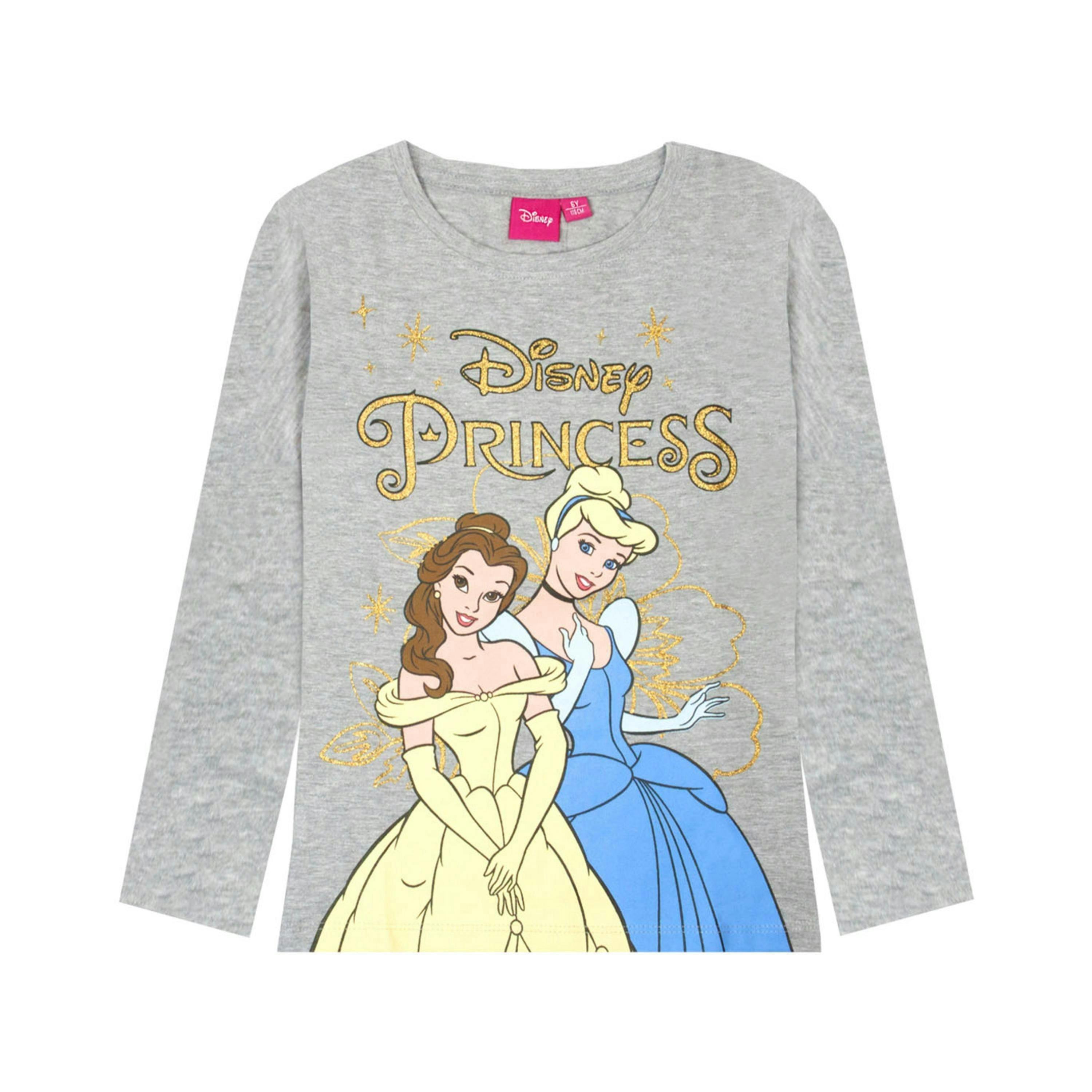 Disney Girls Grey Disney Princess Long Sleeved T-Shirt by Vanilla Underground , view 1 of 4
