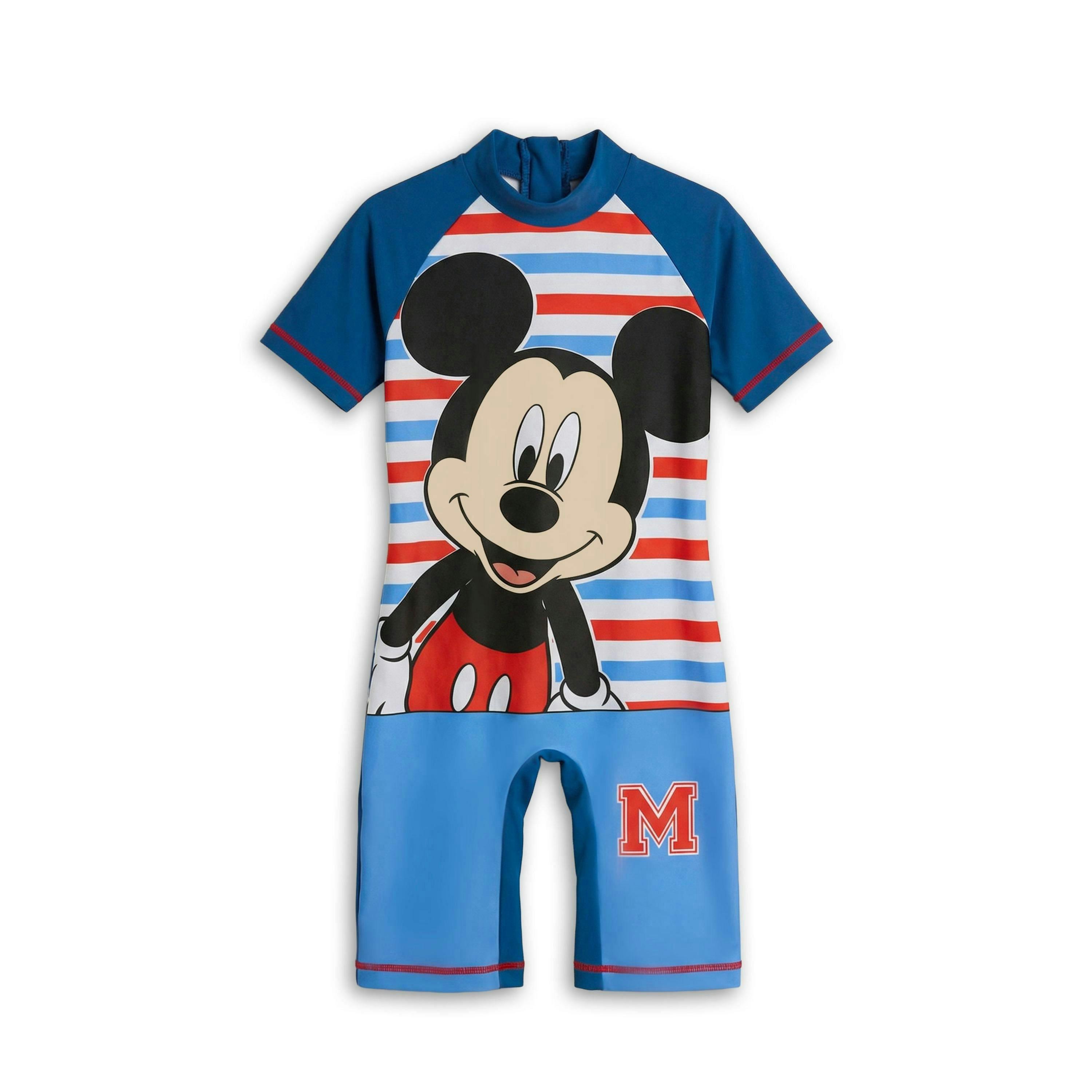 Disney Boys Blue Mickey Mouse 1 Piece Surf Suit by Vanilla Underground , view 1 of 6