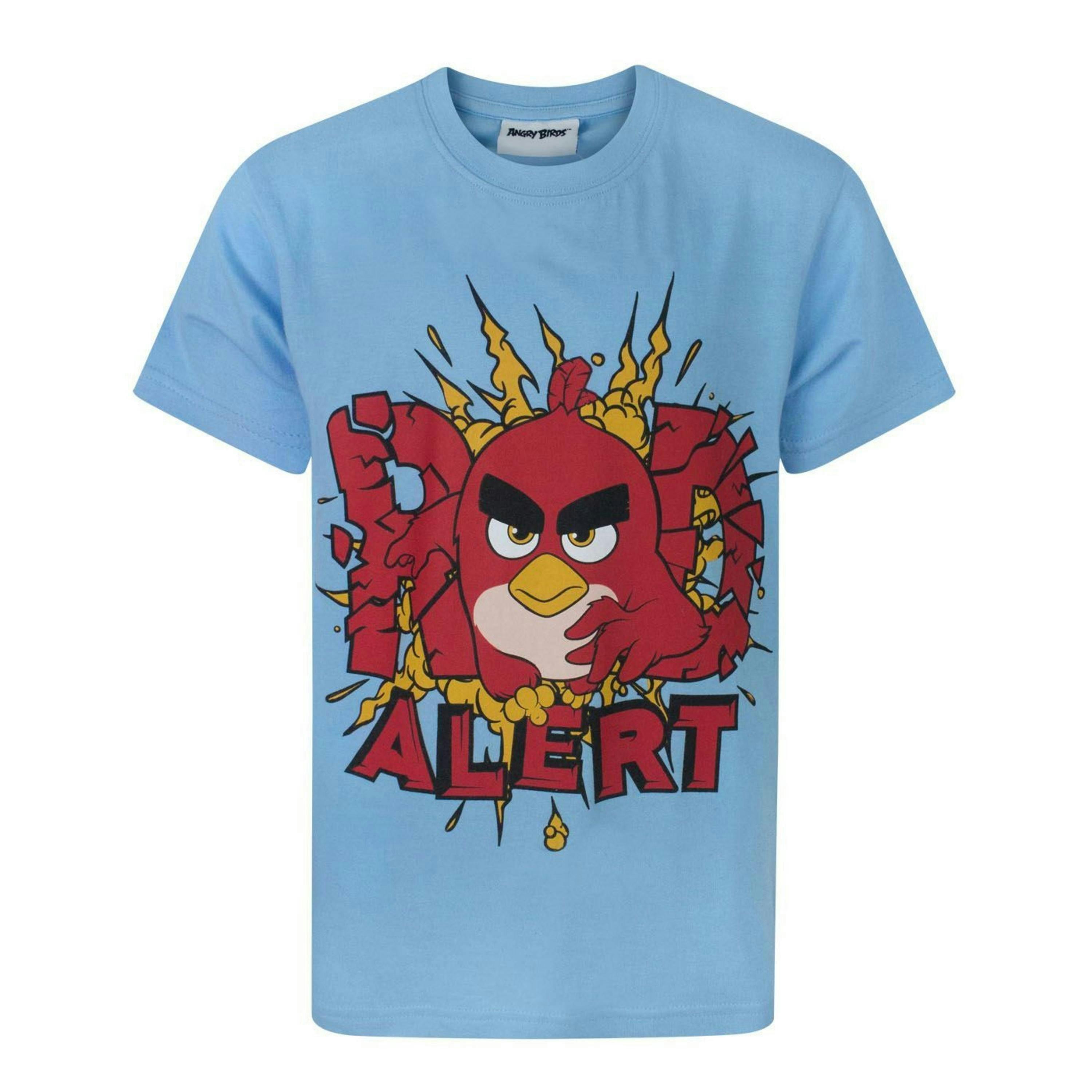 Angry Birds Boys Blue Short Sleeved T-Shirt by Vanilla Underground , view 1 of 1