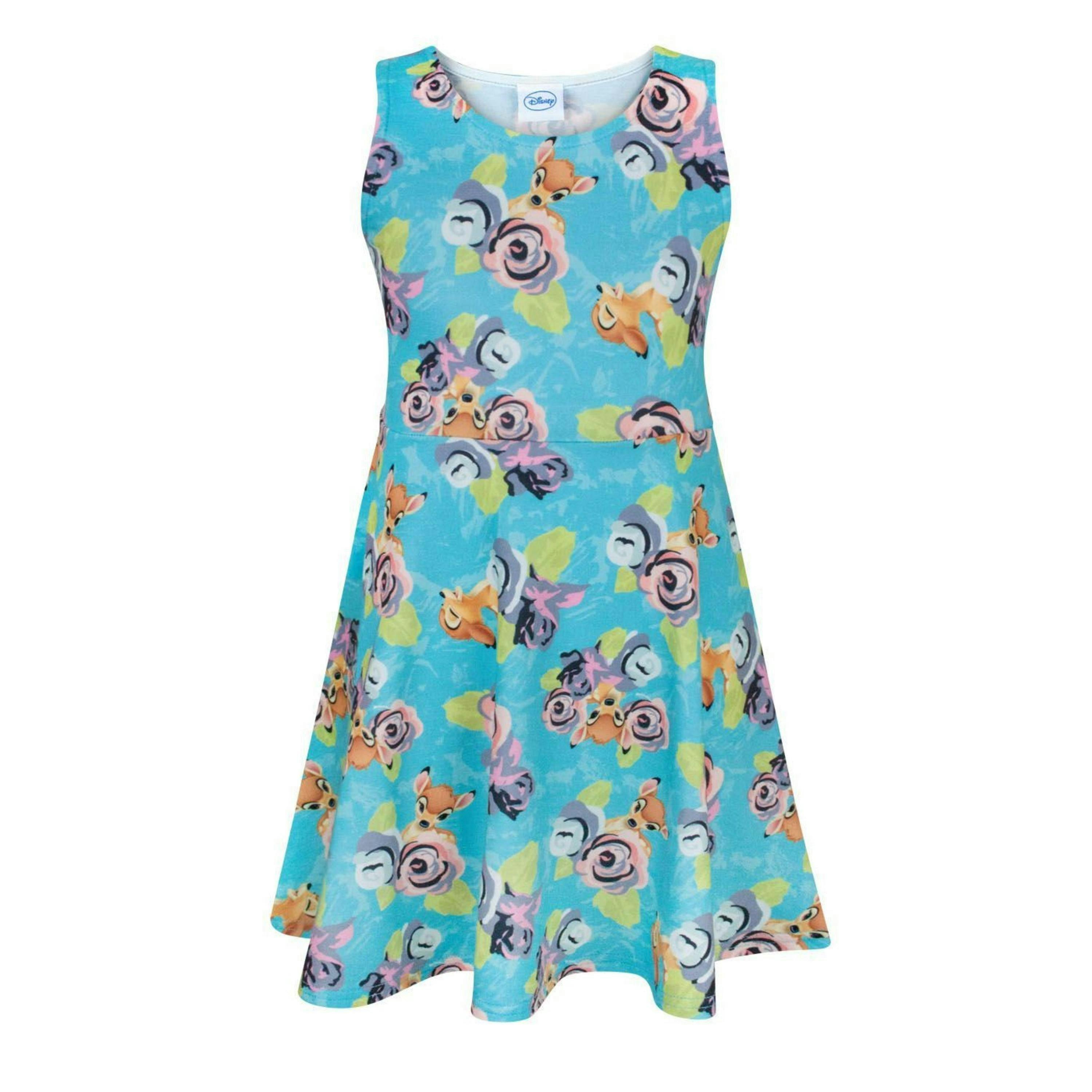 Disney Girls Blue Bambi Sleeveless Skater Dress by Vanilla Underground , view 1 of 1