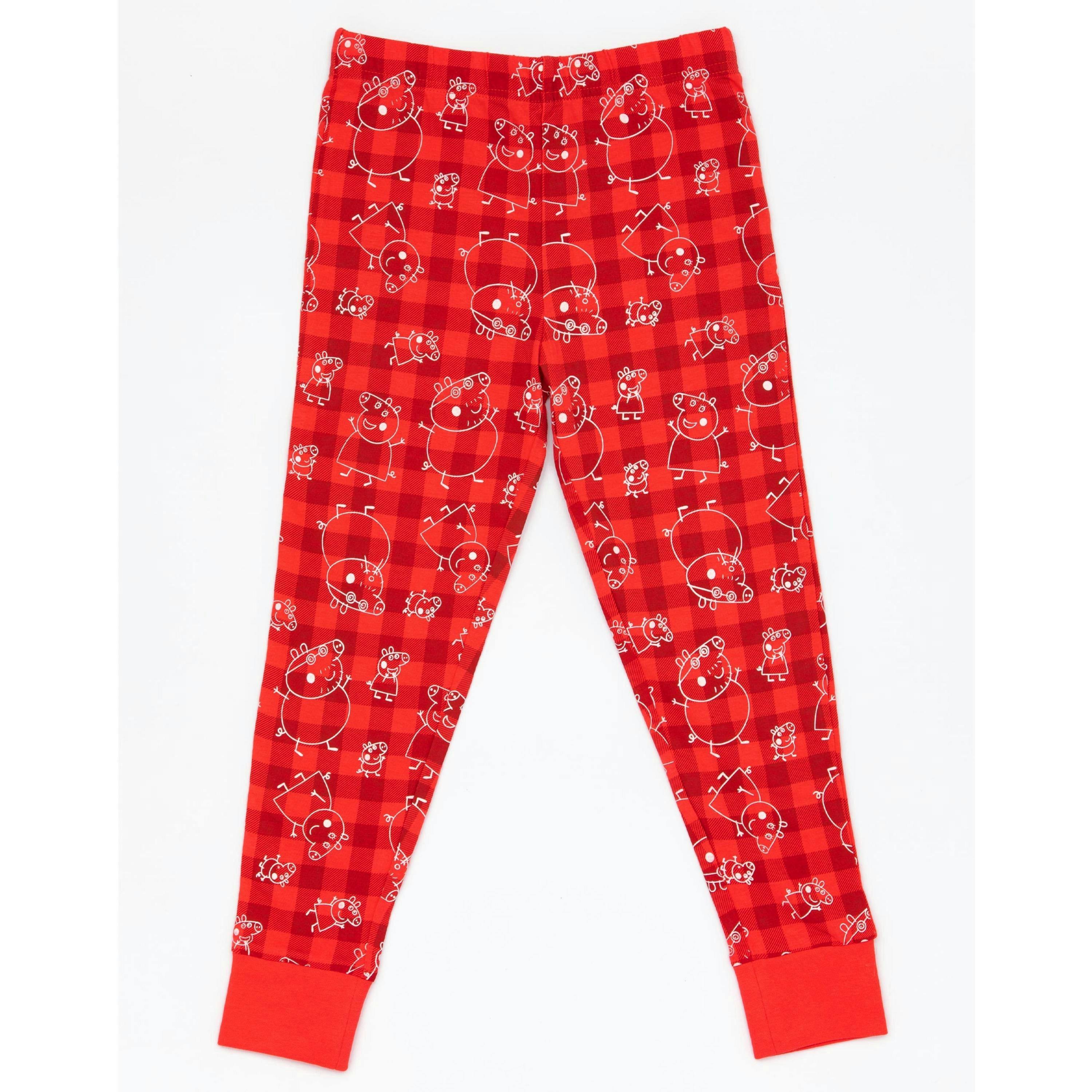 Peppa Pig Boys Red Long Sleeve Long Leg Pyjama Set [dis] by Vanilla Underground , view 1 of 1