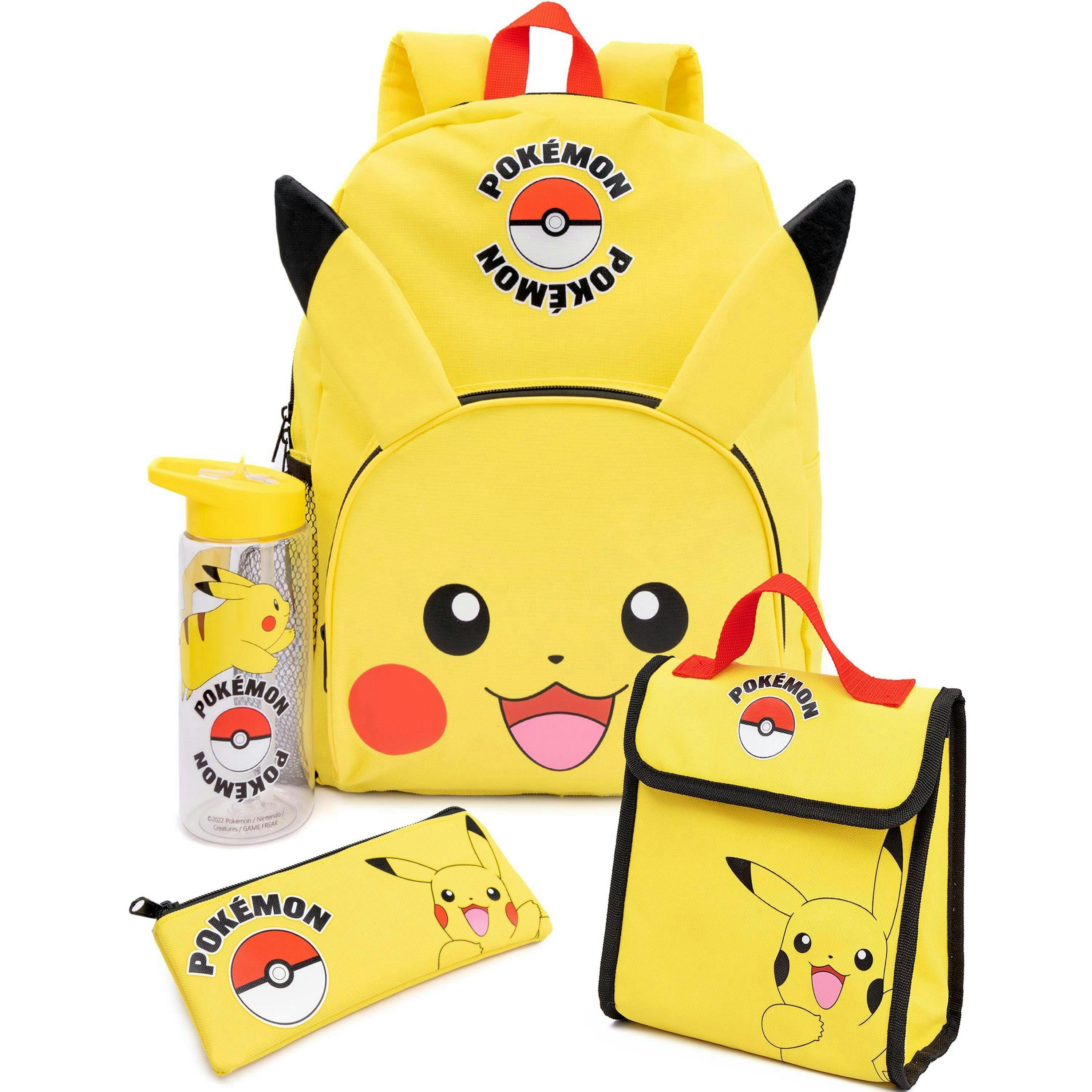 Pokemon Boys Yellow Pikachu 4 Piece Backpack Set by Vanilla Underground , view 1 of 6