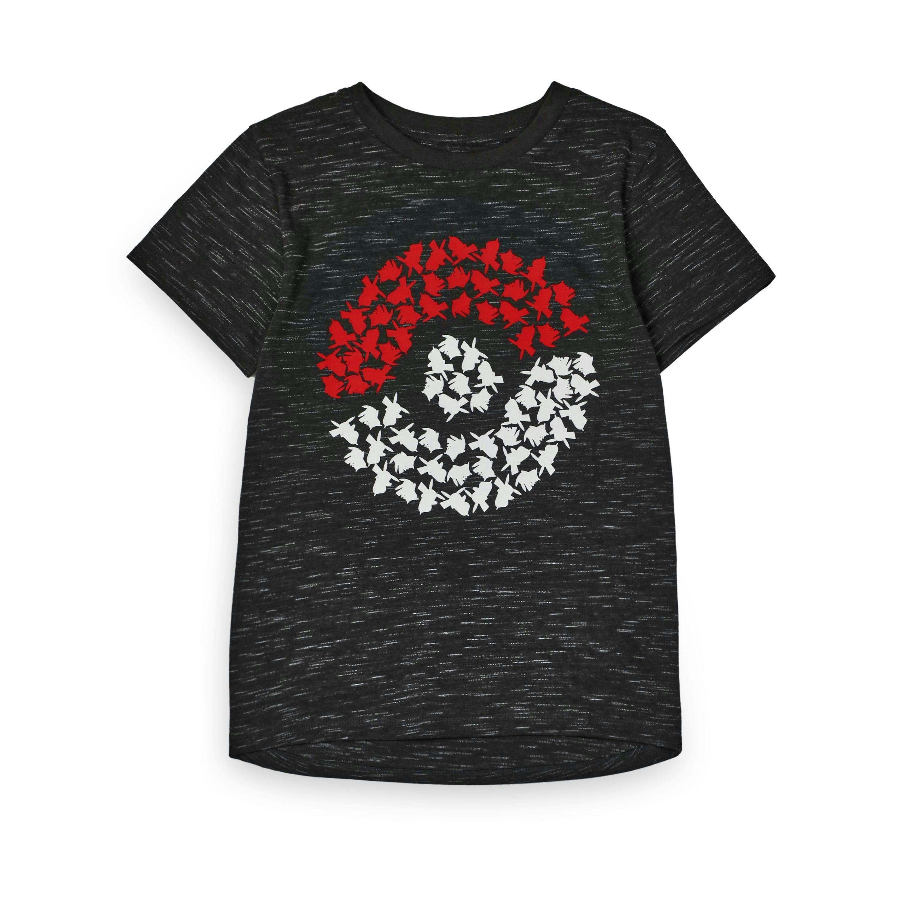 Pokemon Boys Grey Pikachu Short Sleeved T-Shirt by Vanilla Underground , view 1 of 5