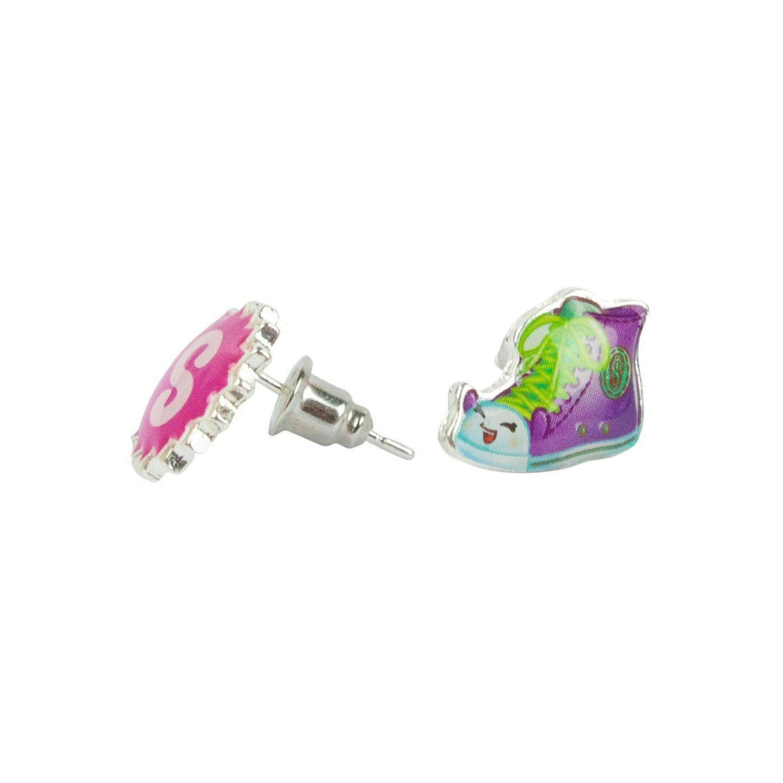 Shopkins Girls Silver Earrings (One Size) by Vanilla Underground , view 2 of 3