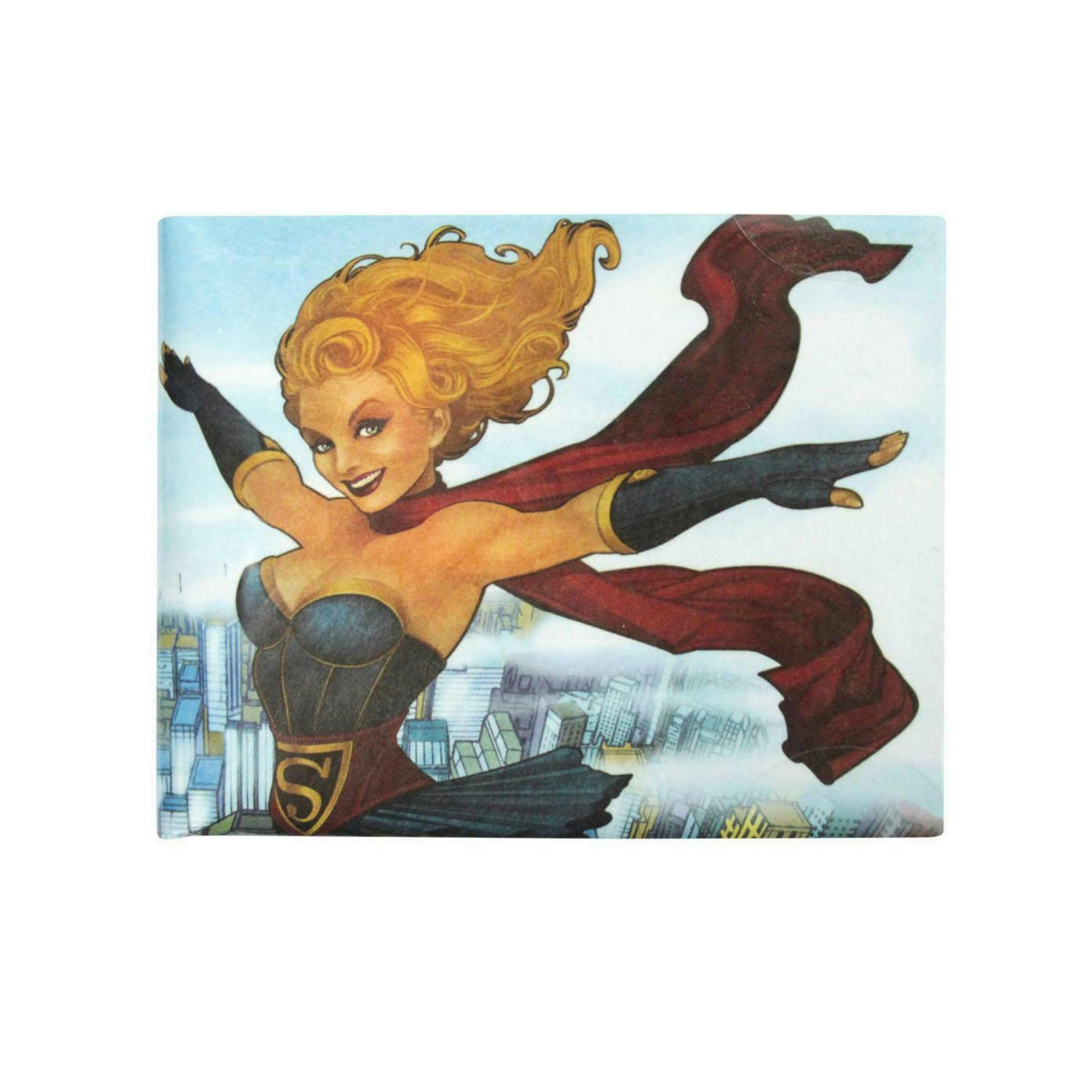 DC Comics Unisex Blue Supergirl Strap Wallet (One Size) by Vanilla Underground , view 1 of 2