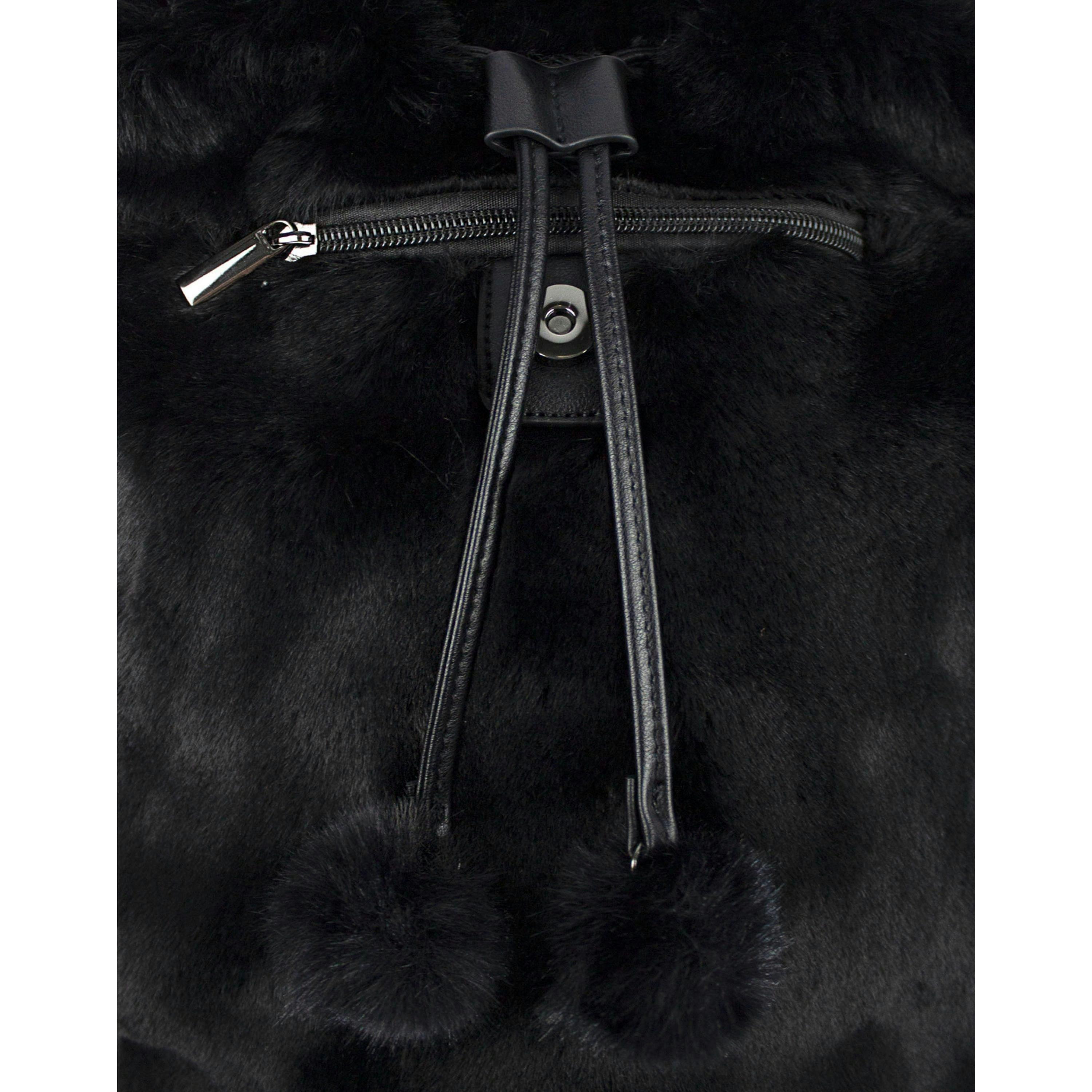 Danielle Nicole Womens Black Lucifer Backpack (One Size) by Vanilla Underground , view 4 of 4