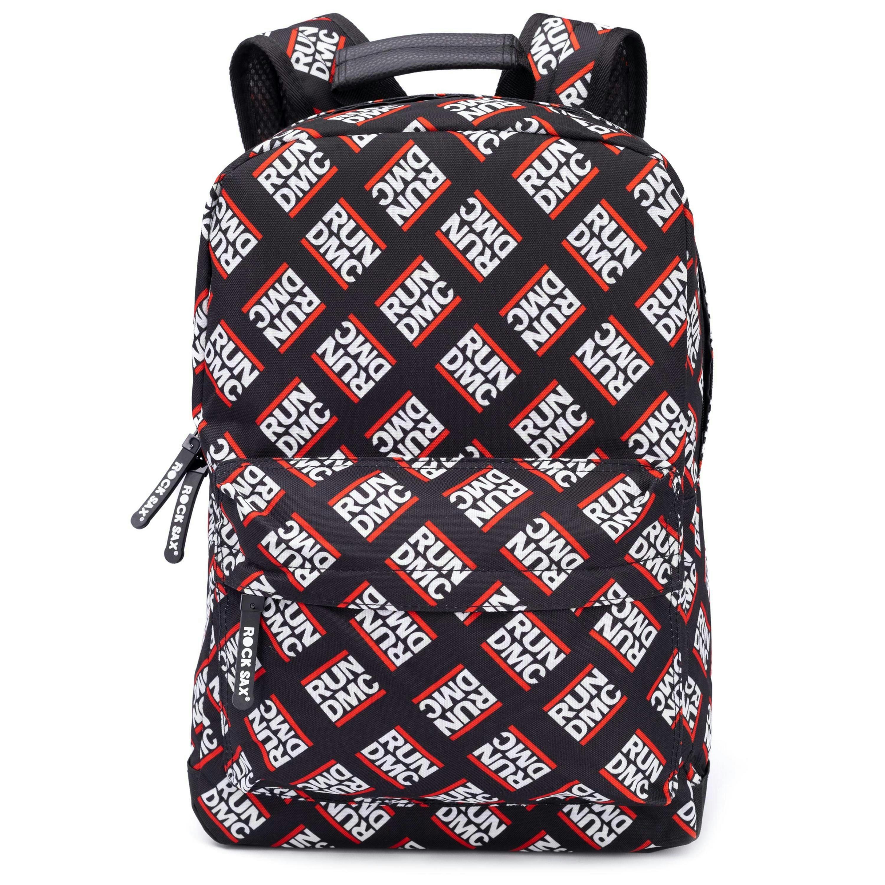 Rock Sax Unisex Black Run Dmc Backpack (One Size) by Vanilla Underground , view 1 of 5