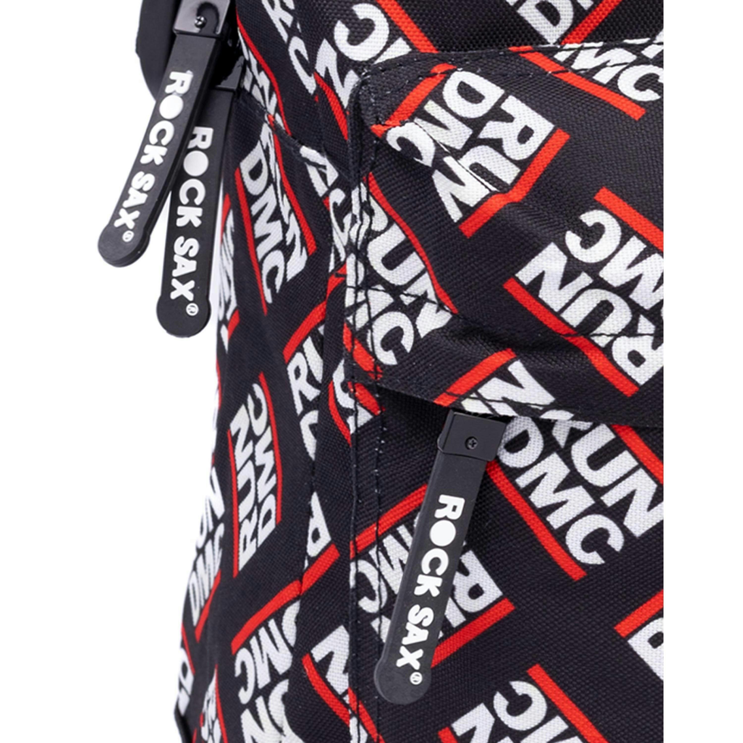Rock Sax Unisex Black Run Dmc Backpack (One Size) by Vanilla Underground , view 4 of 5