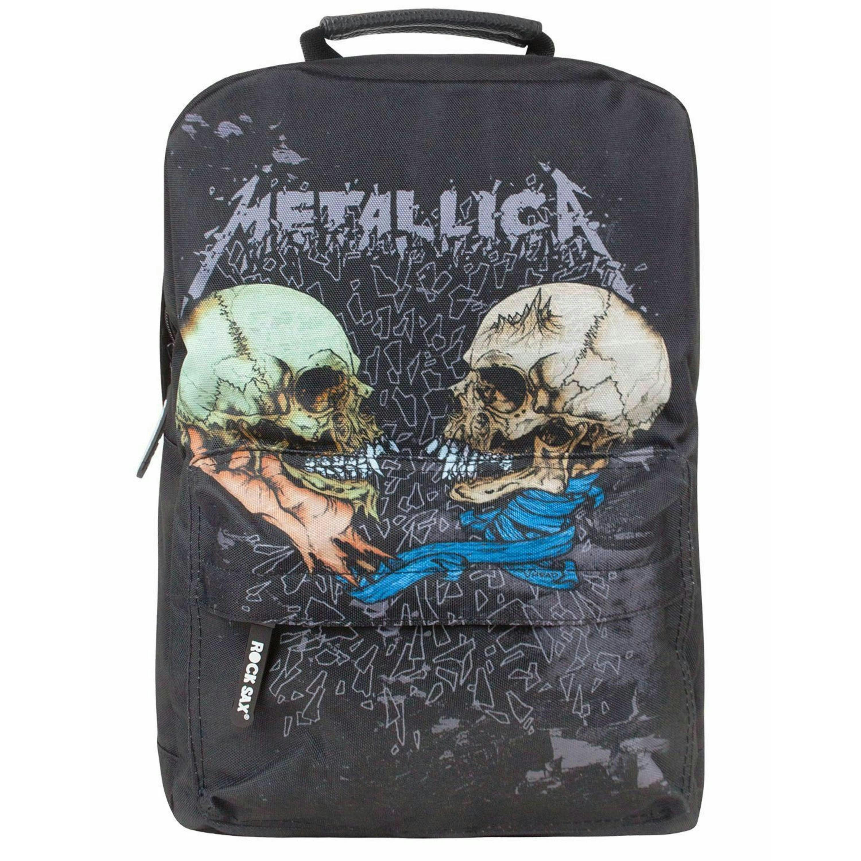 Rock Sax Unisex Black Album Artwork Backpack (One Size) [dis] by Vanilla Underground , view 2 of 6
