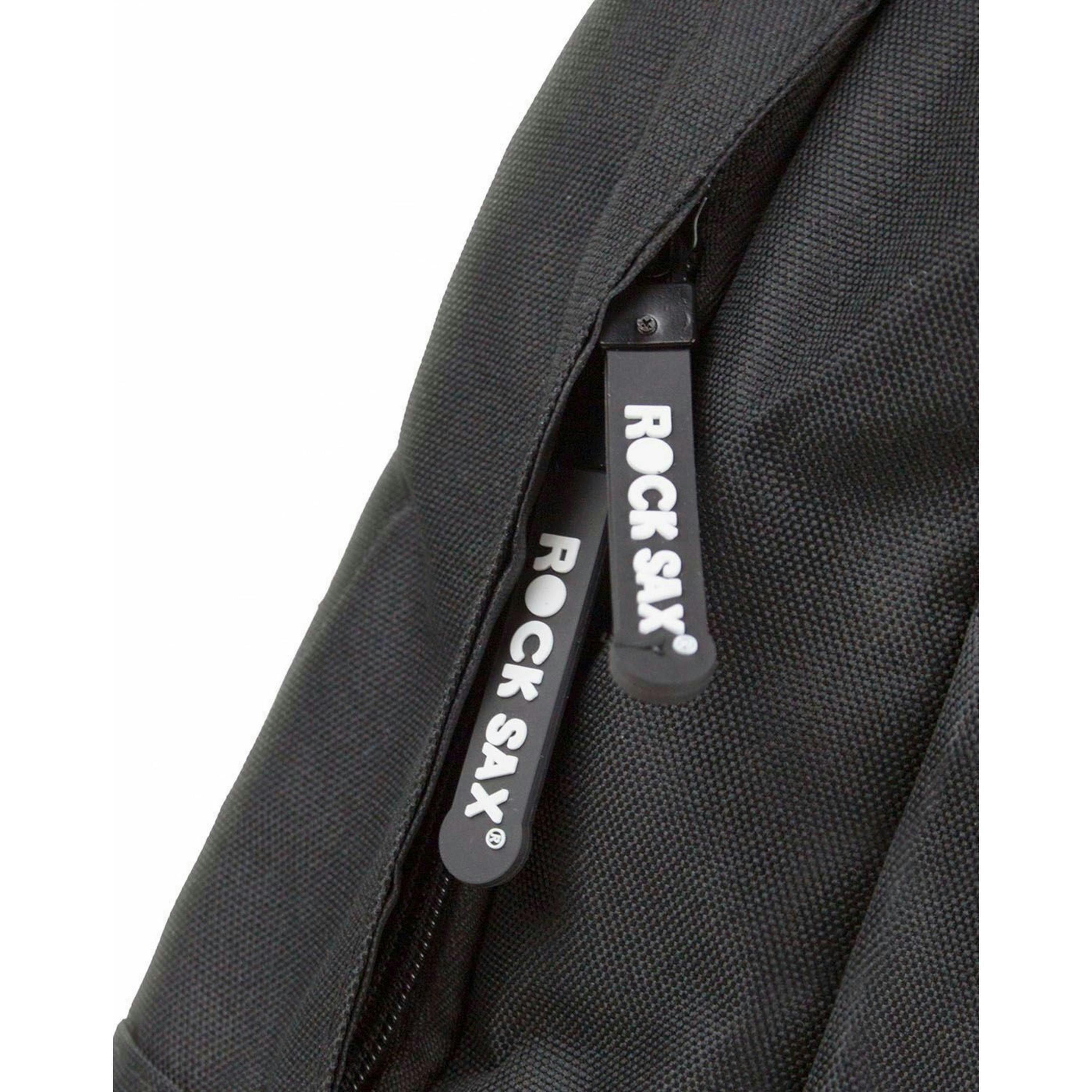Rock Sax Unisex Black Album Artwork Backpack (One Size) [dis] by Vanilla Underground , view 5 of 6