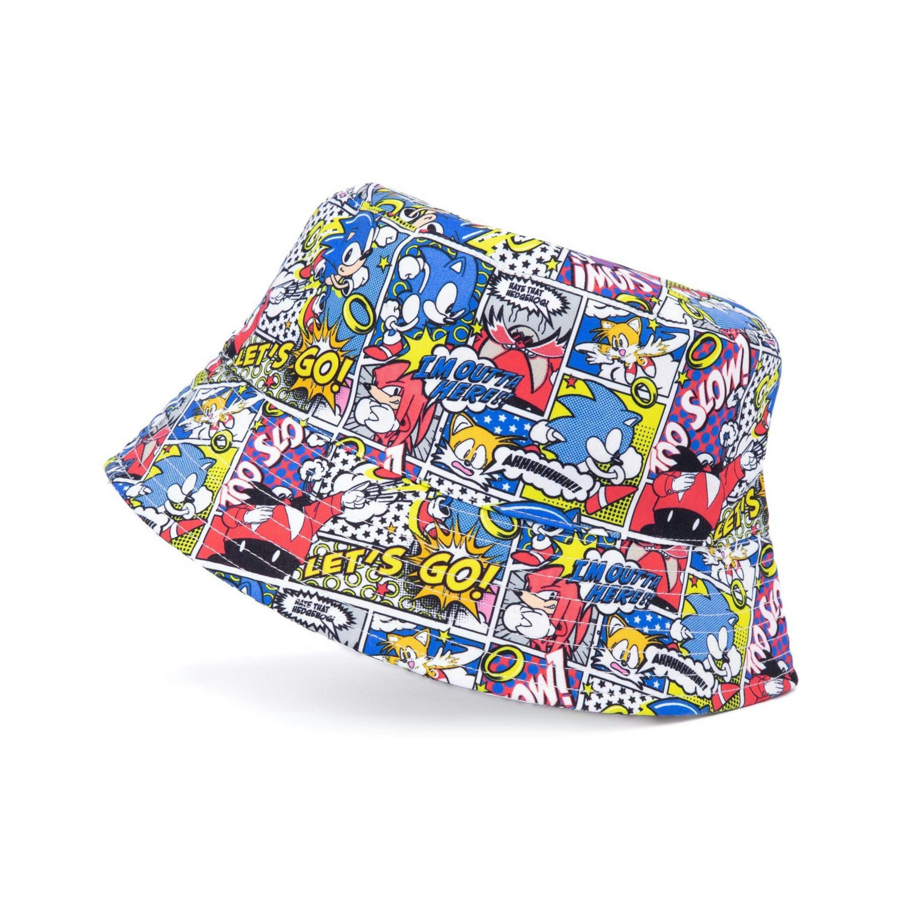 Sonic the Hedgehog Unisex Kids Multicoloured Bucket Hat (One Size) by Vanilla Underground , view 1 of 6