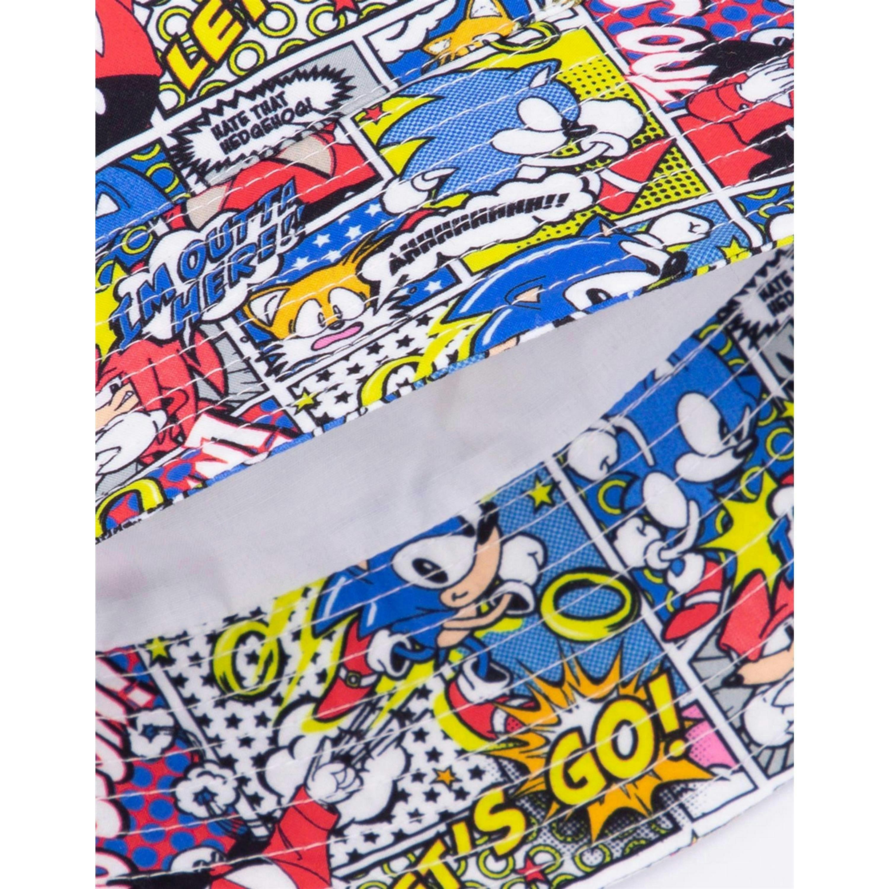 Sonic the Hedgehog Unisex Kids Multicoloured Bucket Hat (One Size) by Vanilla Underground , view 5 of 6