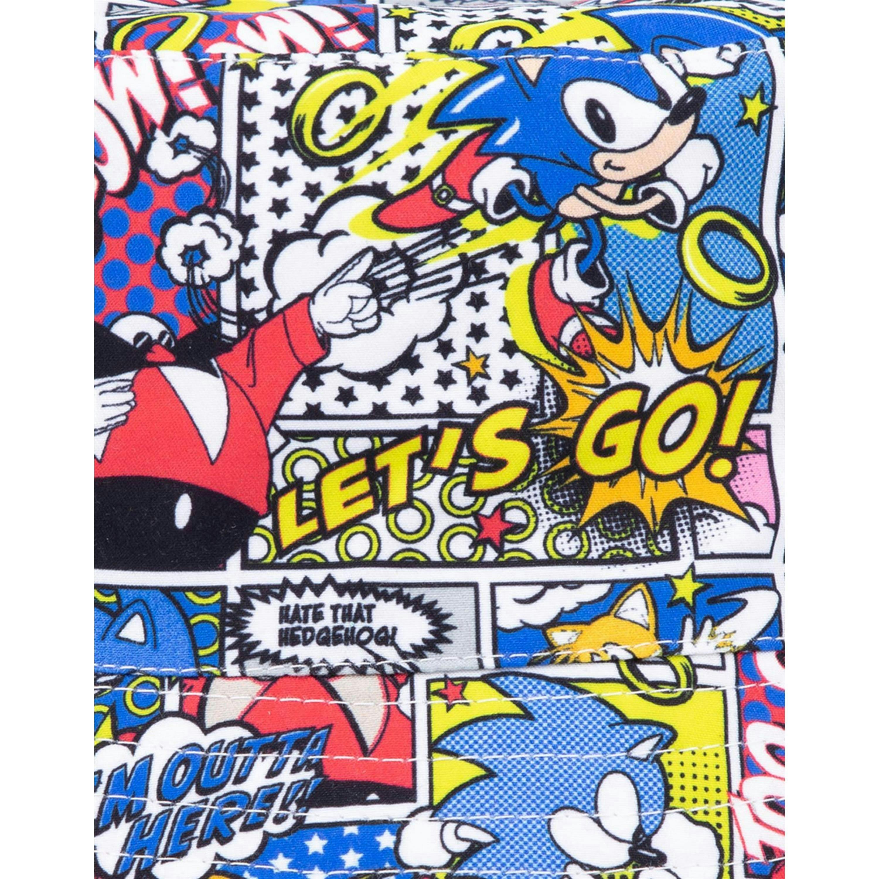 Sonic the Hedgehog Unisex Kids Multicoloured Bucket Hat (One Size) by Vanilla Underground , view 6 of 6