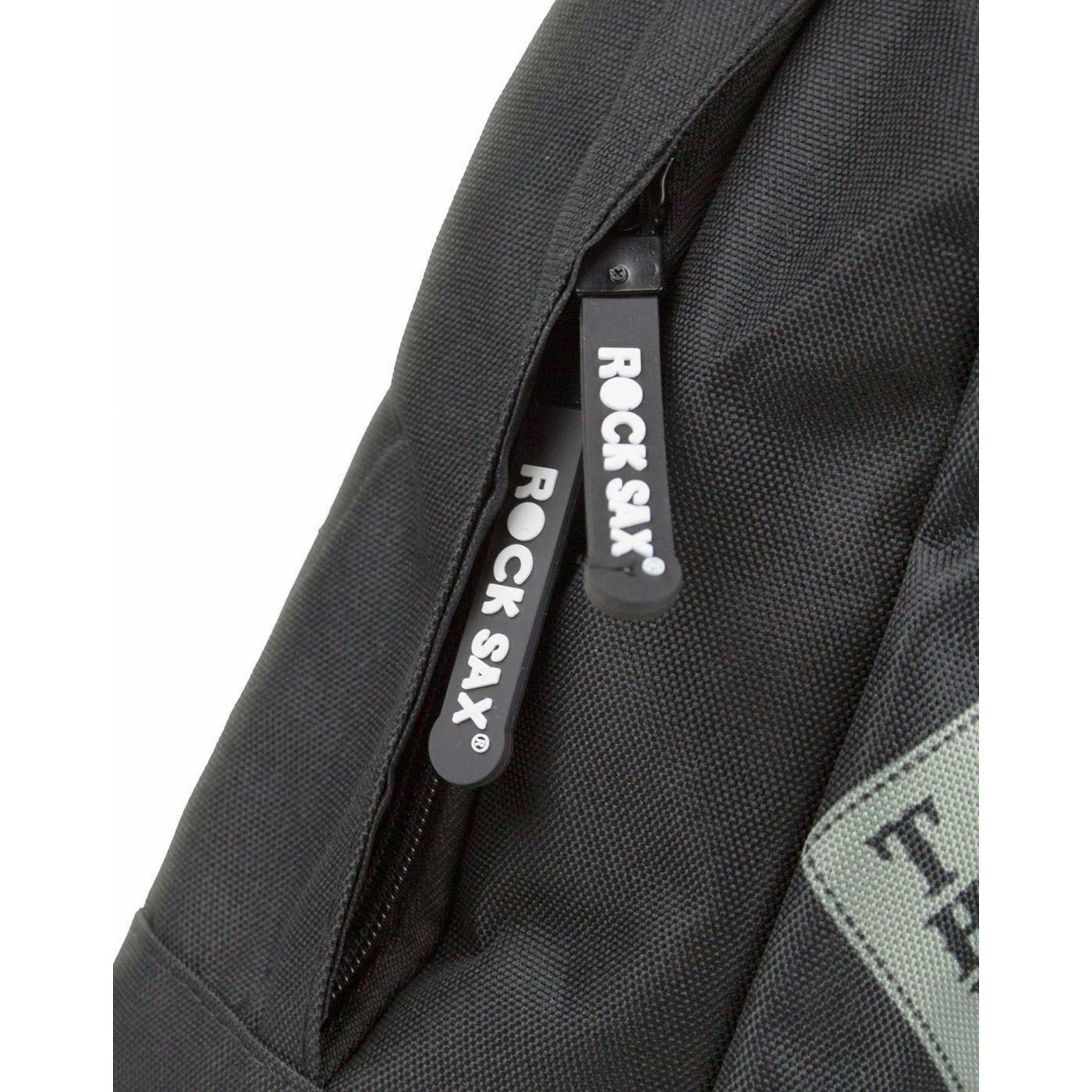 Rock Sax Unisex Black Rolling Stones Backpack (One Size) by Vanilla Underground , view 5 of 6