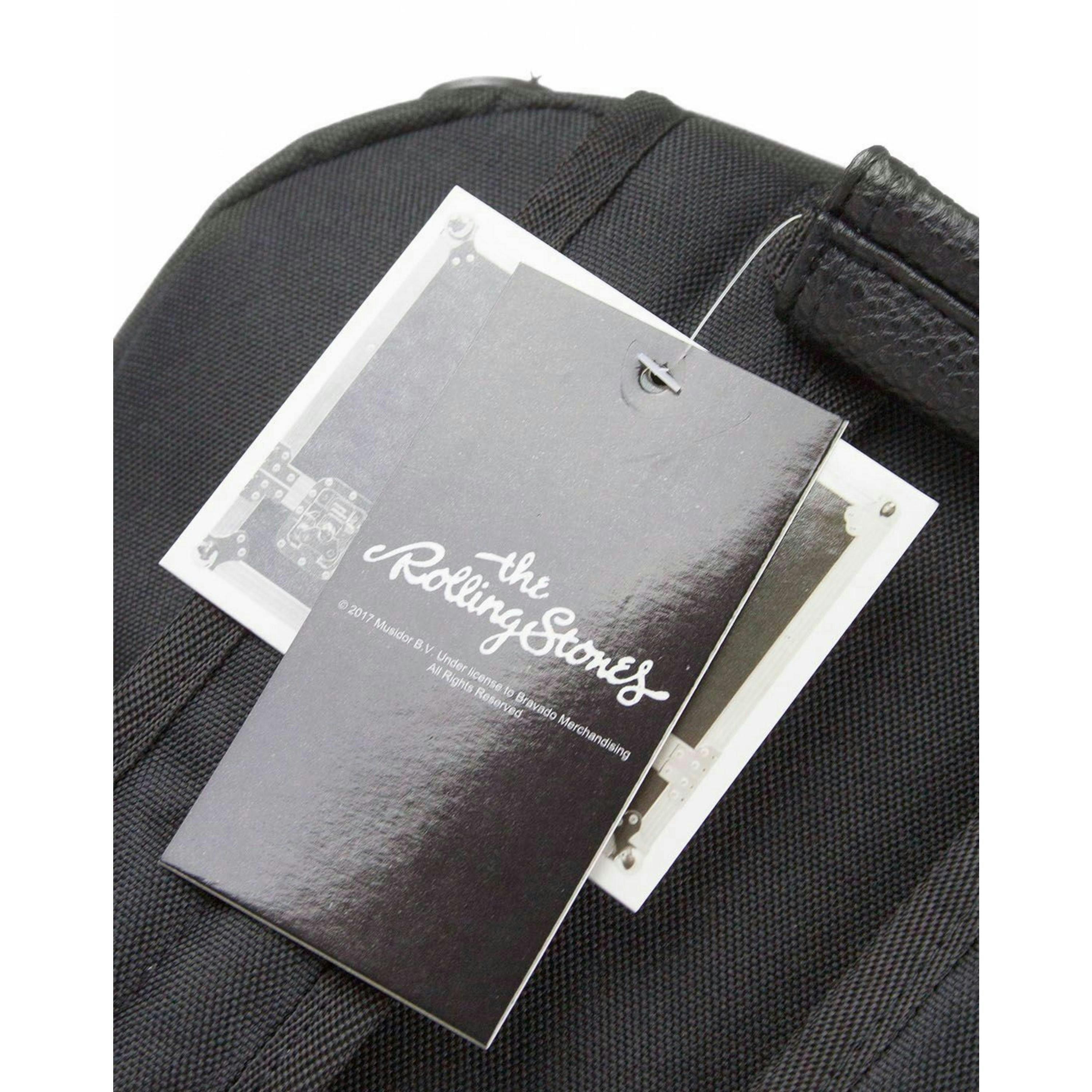 Rock Sax Unisex Black Rolling Stones Backpack (One Size) by Vanilla Underground , view 6 of 6