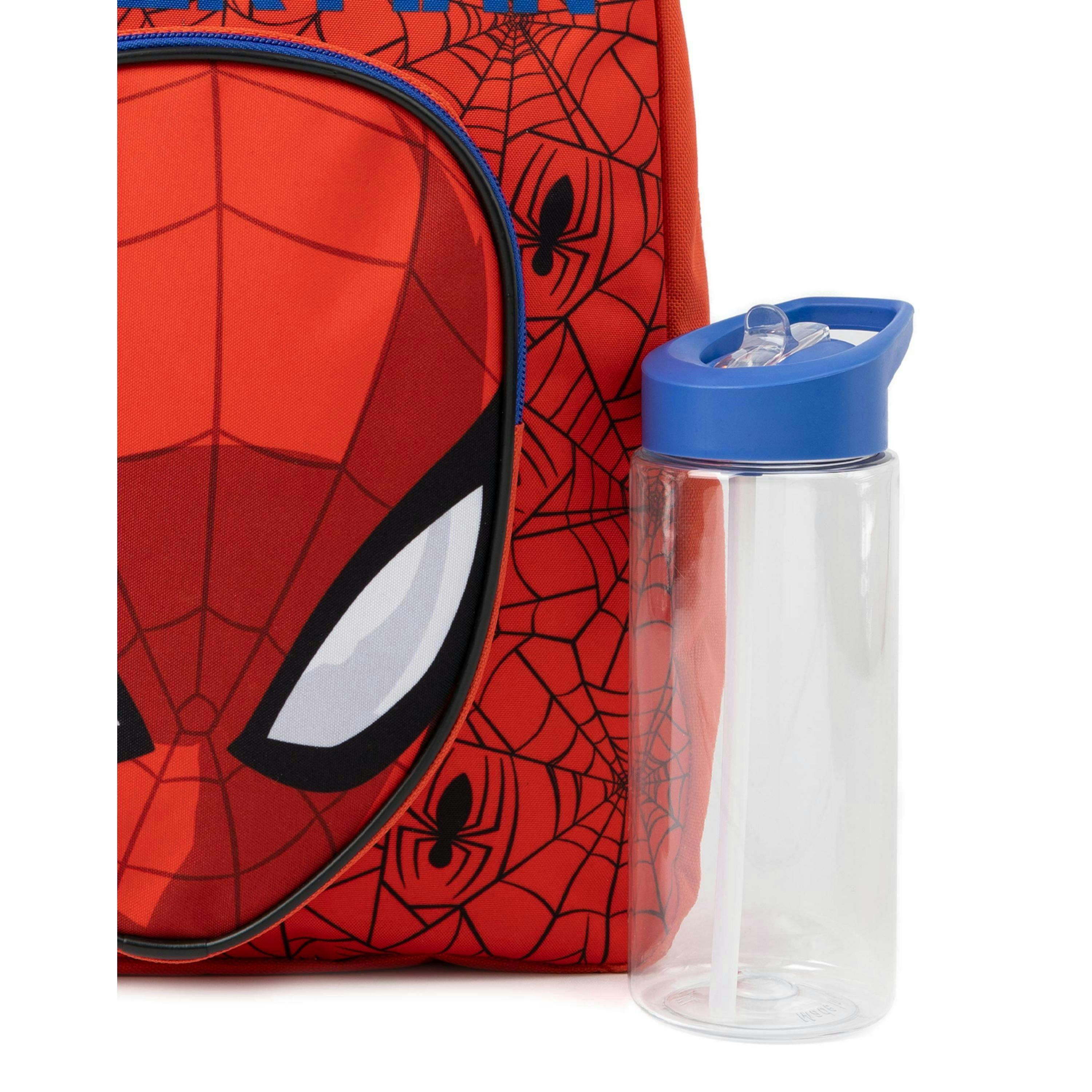 Marvel Unisex Kids Red 4 Piece Backpack Set (One Size) by Vanilla Underground , view 5 of 6