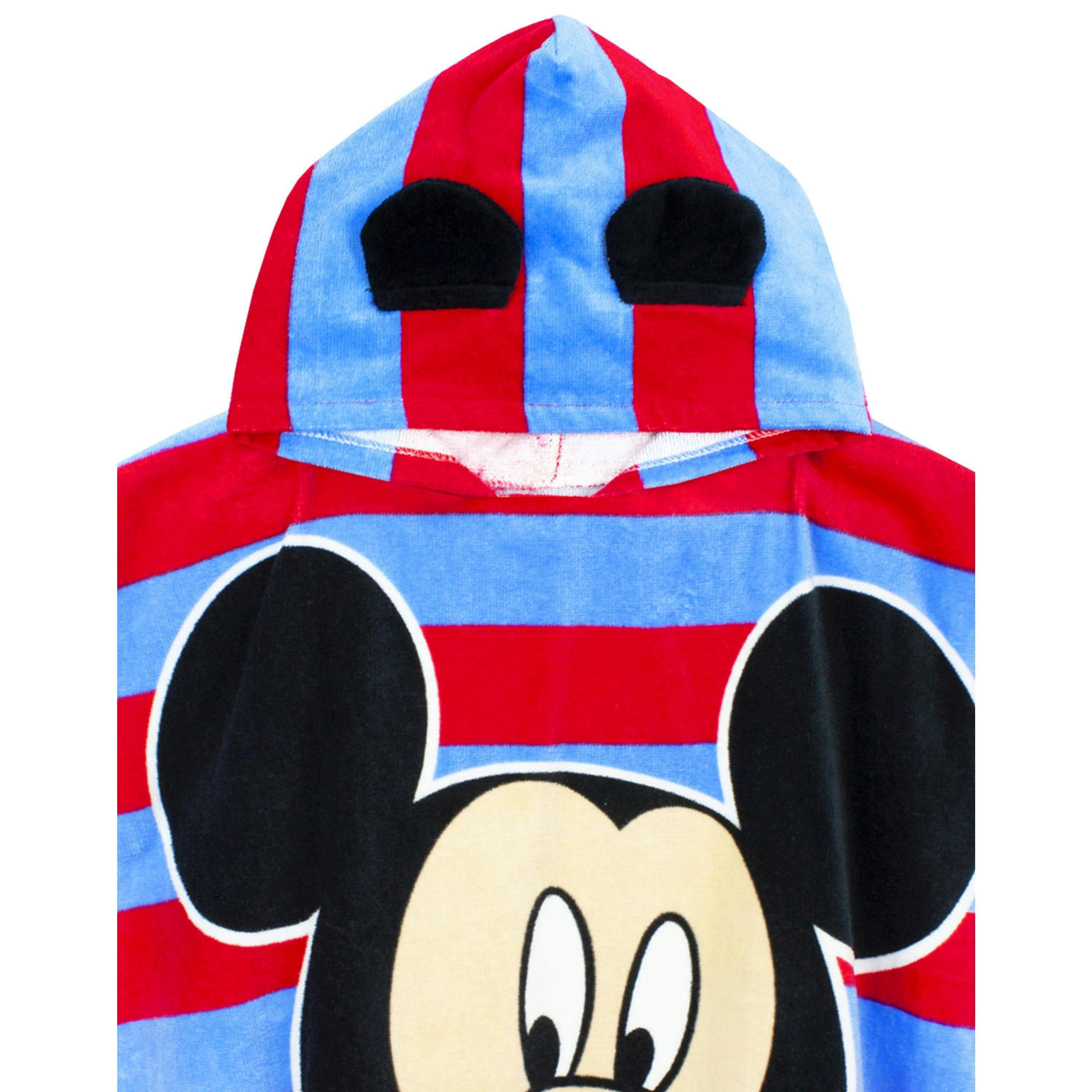 Disney Unisex Kids Red Mickey Mouse Poncho Towel (One Size) by Vanilla Underground , view 4 of 5