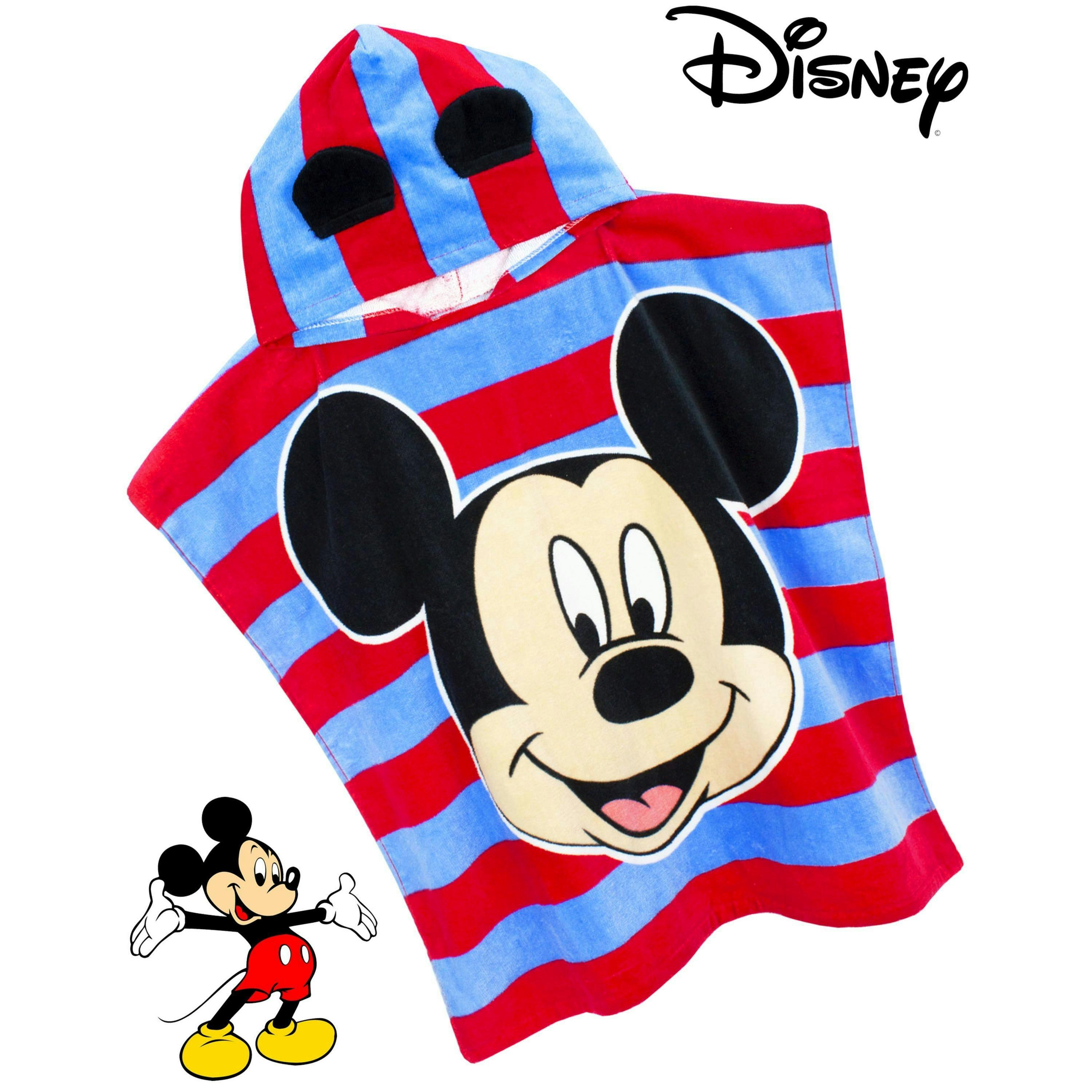 Disney Unisex Kids Red Mickey Mouse Poncho Towel (One Size) by Vanilla Underground , view 5 of 5