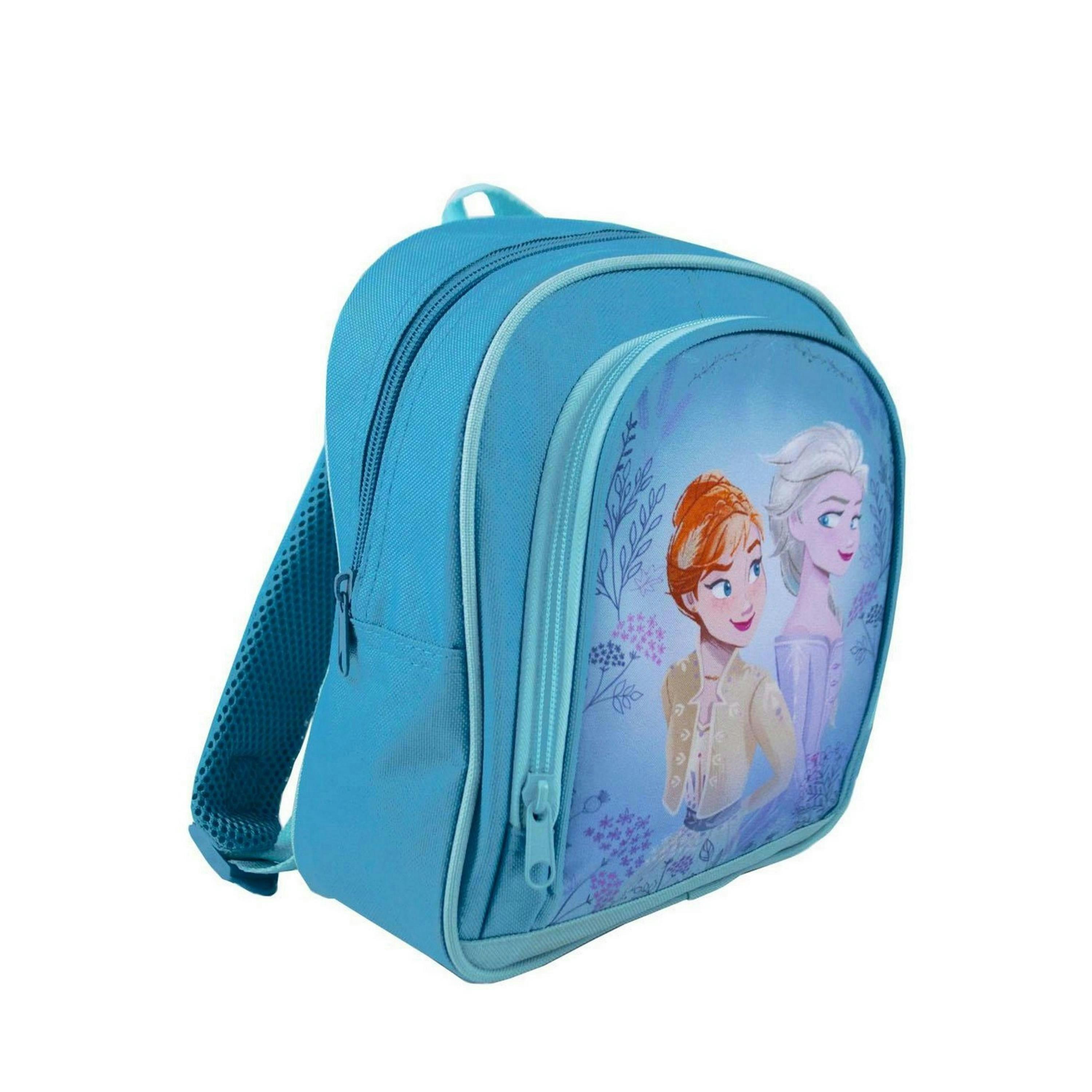 Disney Girls Blue Elsa, Anna Backpack (One Size) [dis] by Vanilla Underground , view 1 of 4