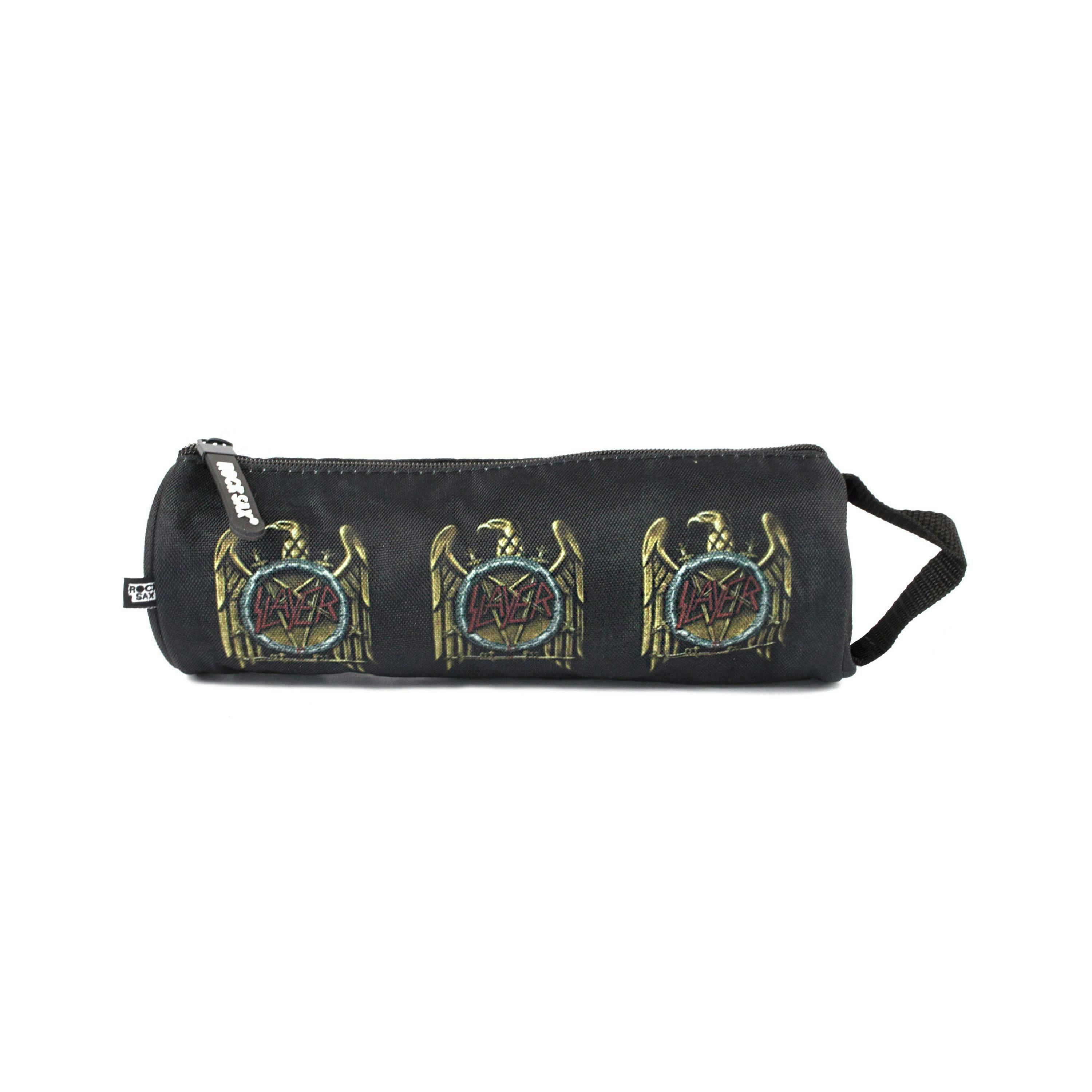 Rock Sax Unisex Kids Black Slayer Pencil Case (One Size) by Vanilla Underground , view 1 of 4