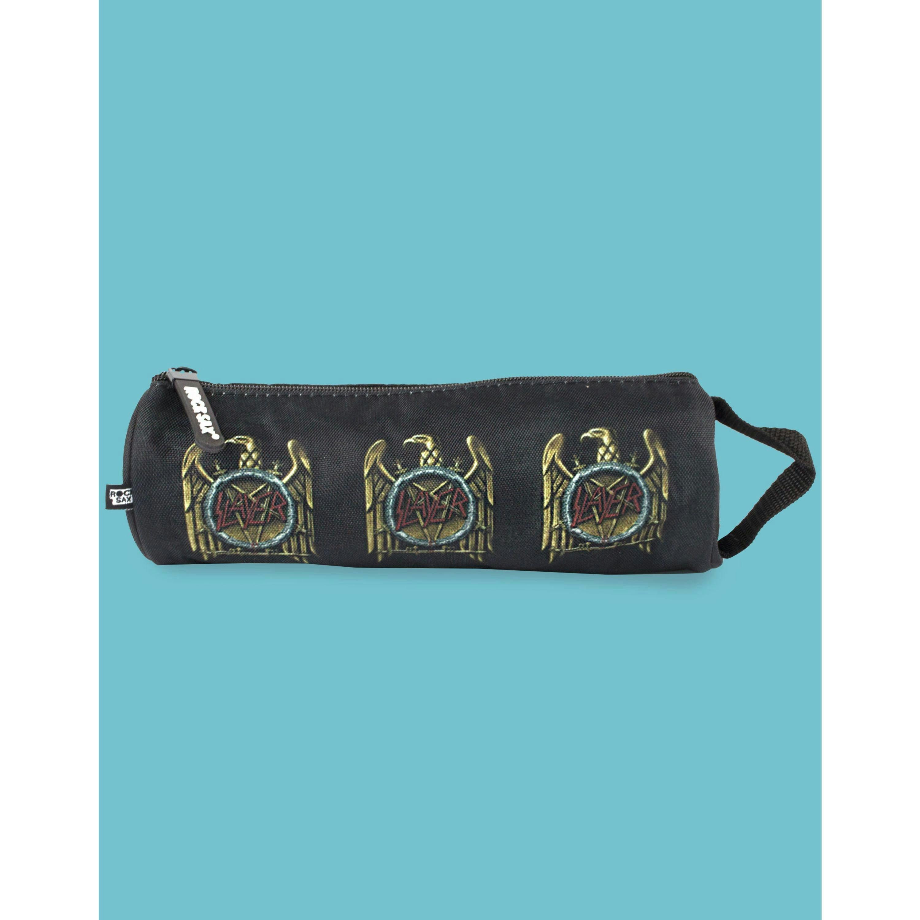 Rock Sax Unisex Kids Black Slayer Pencil Case (One Size) by Vanilla Underground , view 3 of 4