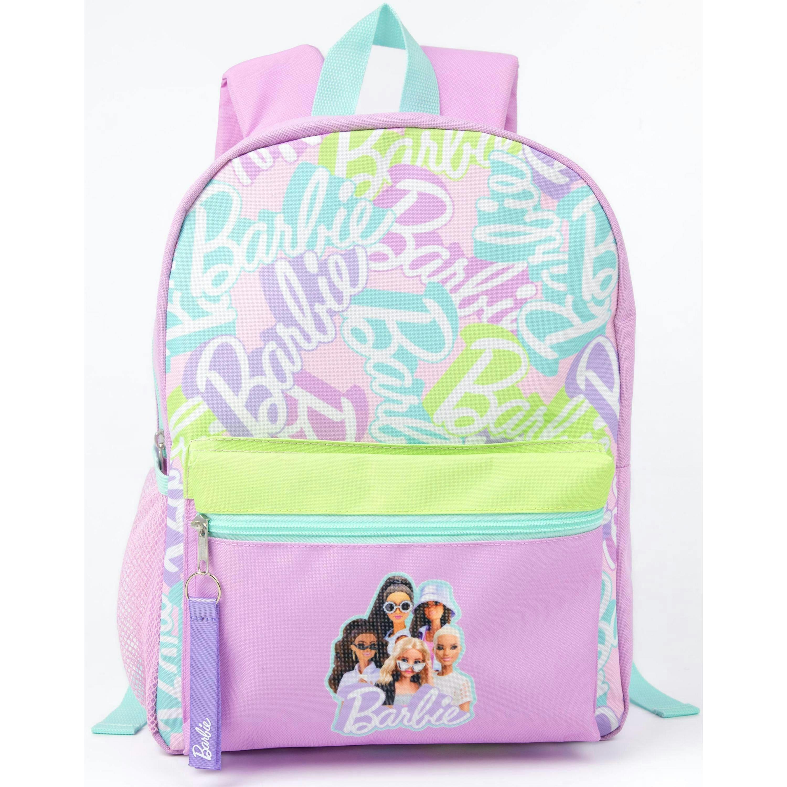 Barbie Girls Purple Printed 4 Piece Backpack Set (One Size) by Vanilla Underground , view 2 of 6