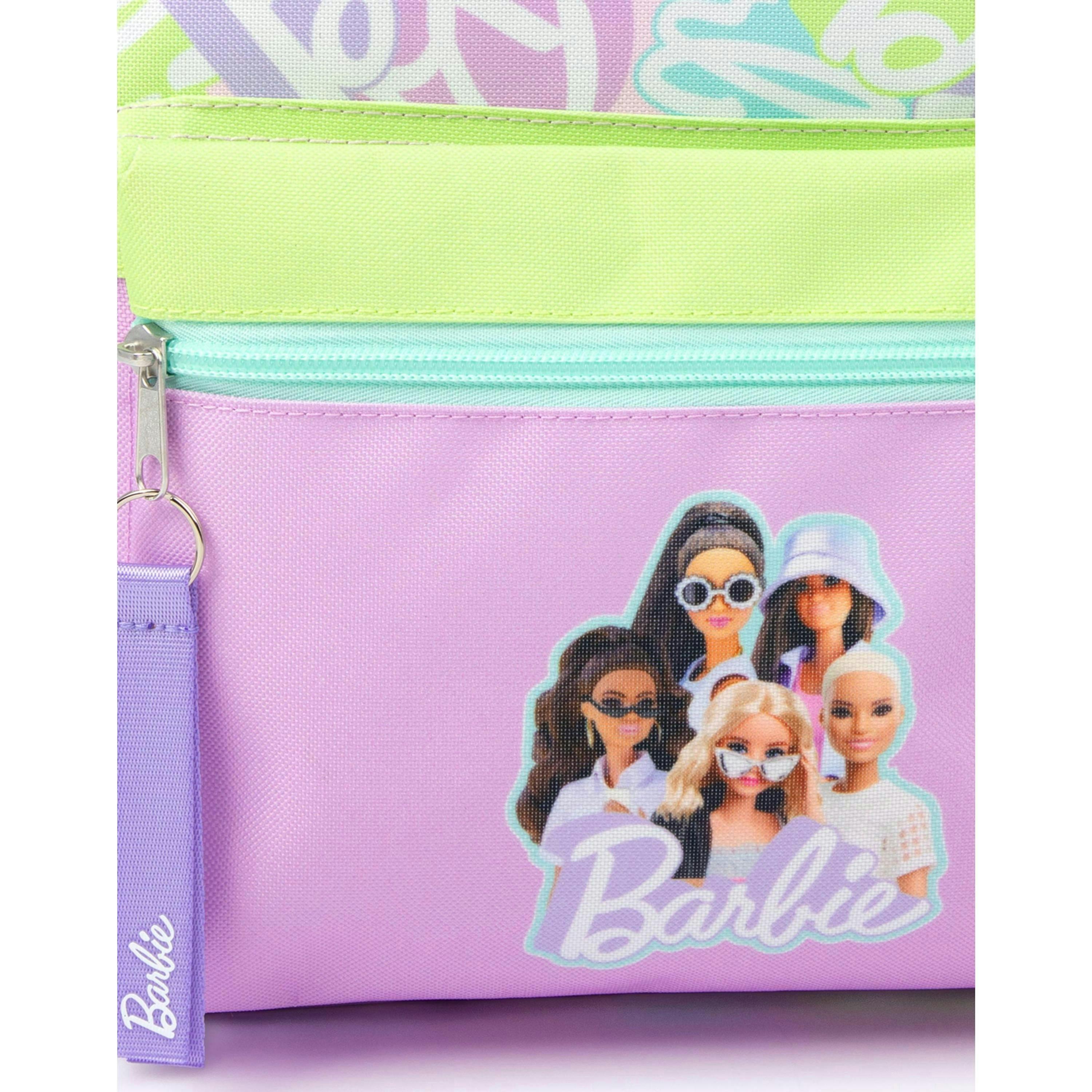Barbie Girls Purple Printed 4 Piece Backpack Set (One Size) by Vanilla Underground , view 6 of 6