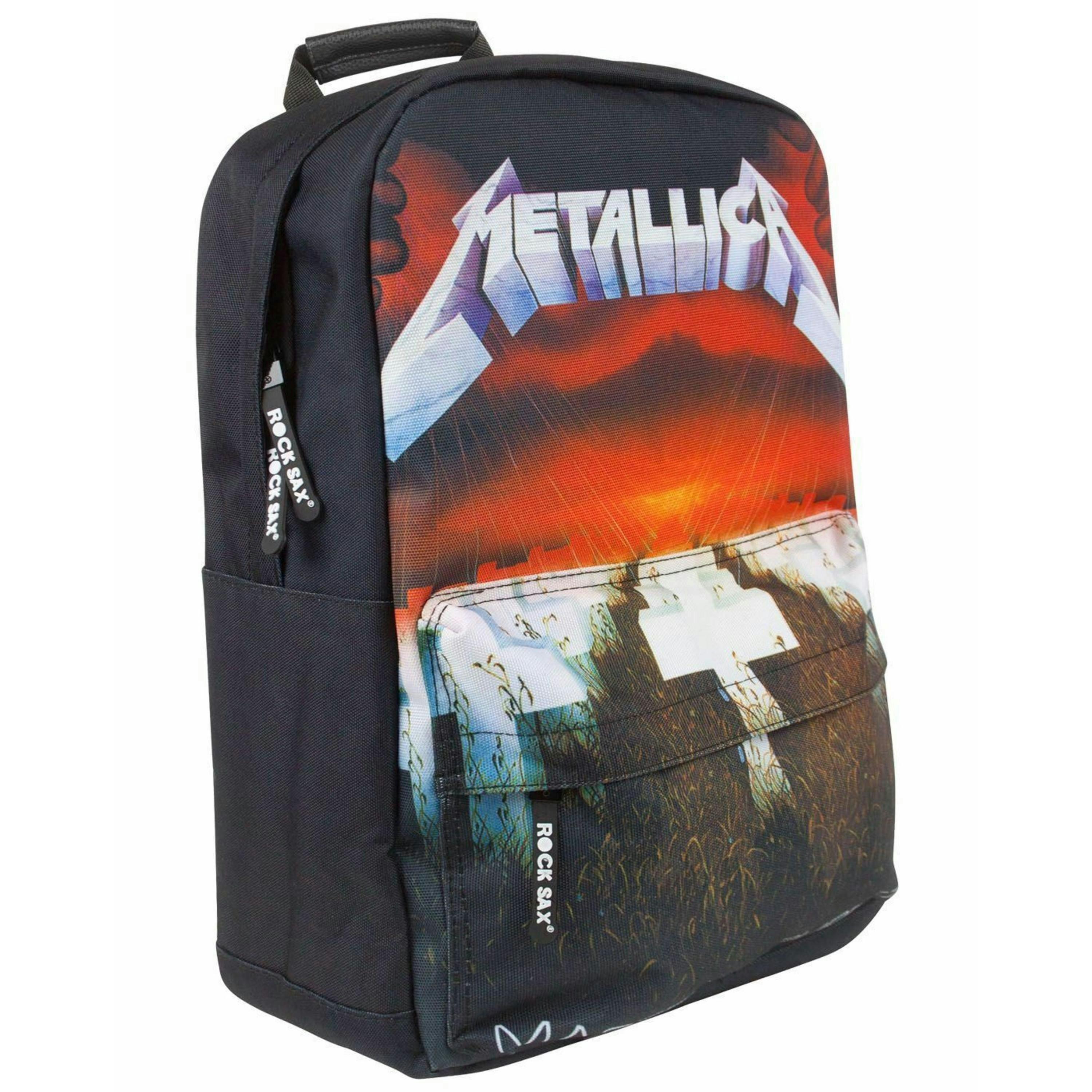Rock Sax Unisex Black Metallica Backpack (One Size) [dis] by Vanilla Underground , view 1 of 5