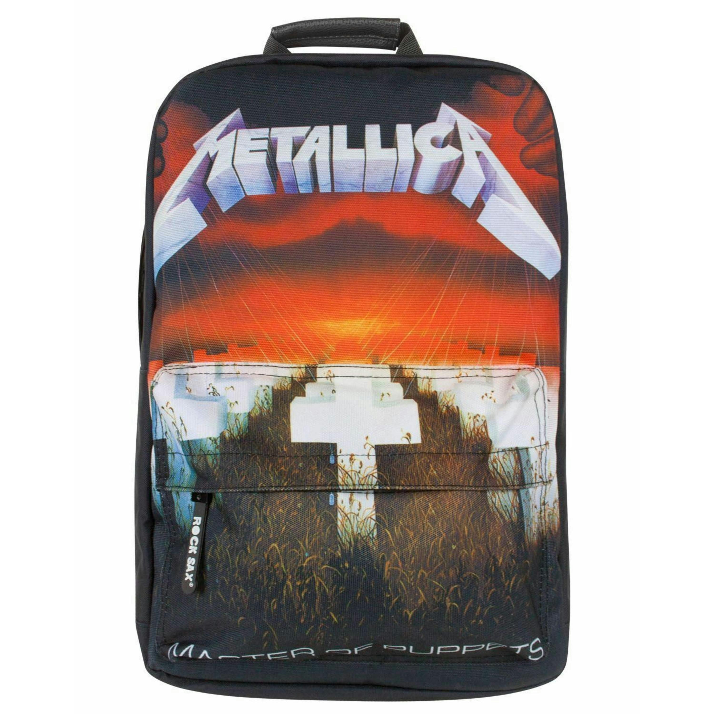 Rock Sax Unisex Black Metallica Backpack (One Size) [dis] by Vanilla Underground , view 2 of 5
