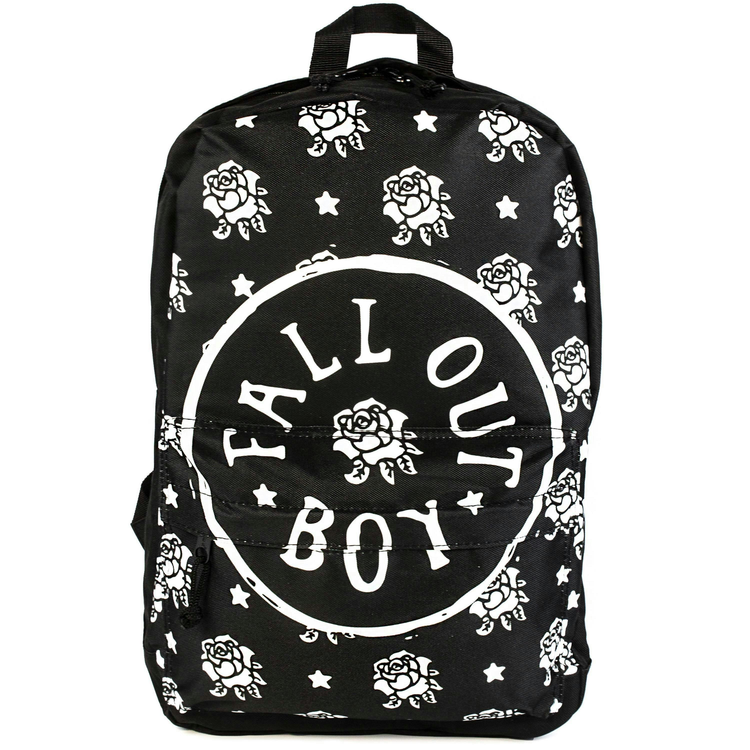 Rock Sax Womens Black Fall Out Boy Backpack (One Size) by Vanilla Underground , view 2 of 6