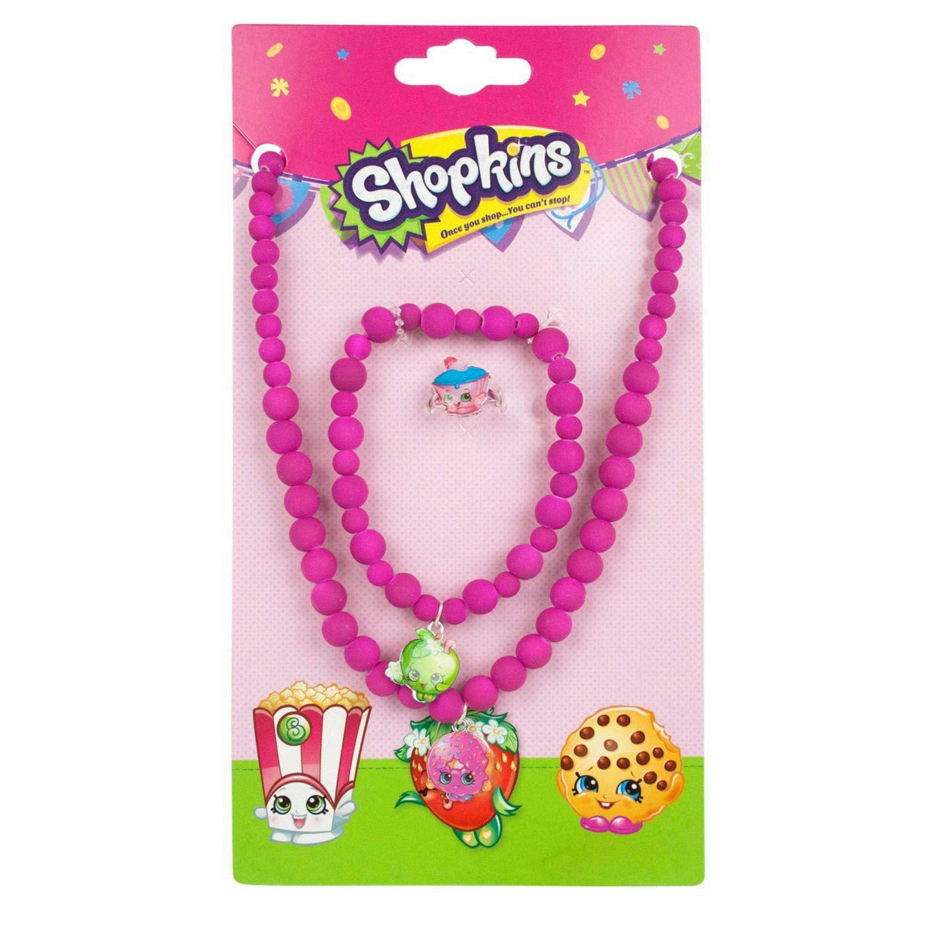 Shopkins Girls Pink D'Lish Donut Jewellery Set (One Size) by Vanilla Underground , view 5 of 5