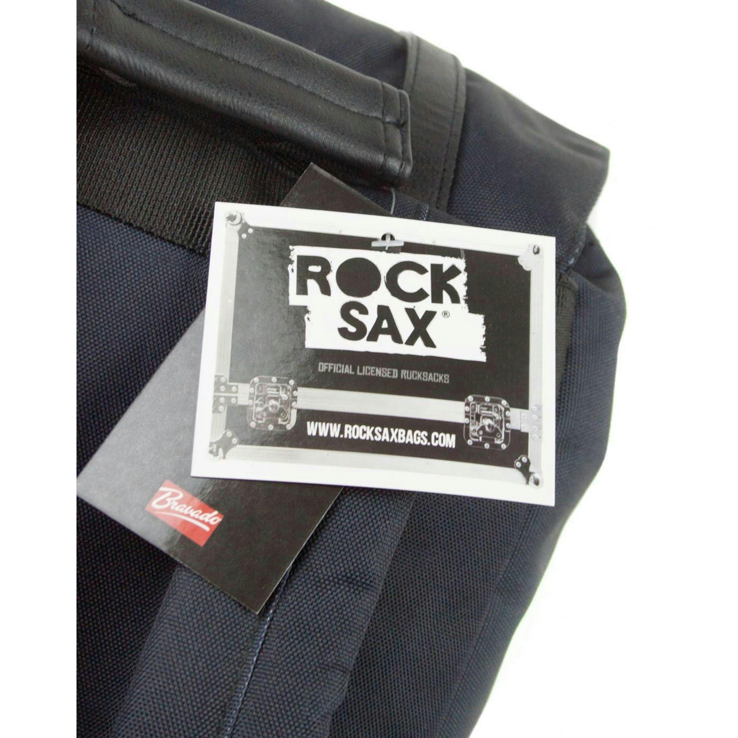 Rock Sax Unisex Black The Rolling Stones Backpack (One Size) by Vanilla Underground , view 3 of 3